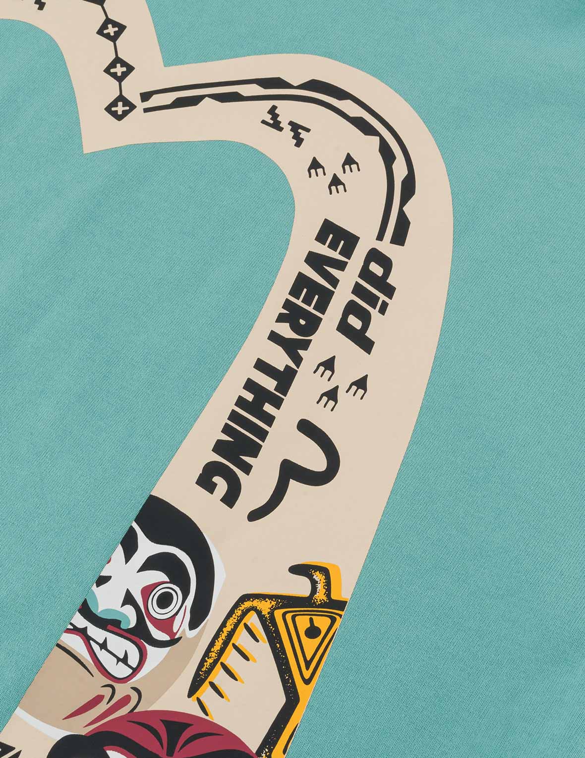 Slogan and Totem Daicock Print Relax Fit T-shirt - Image 9