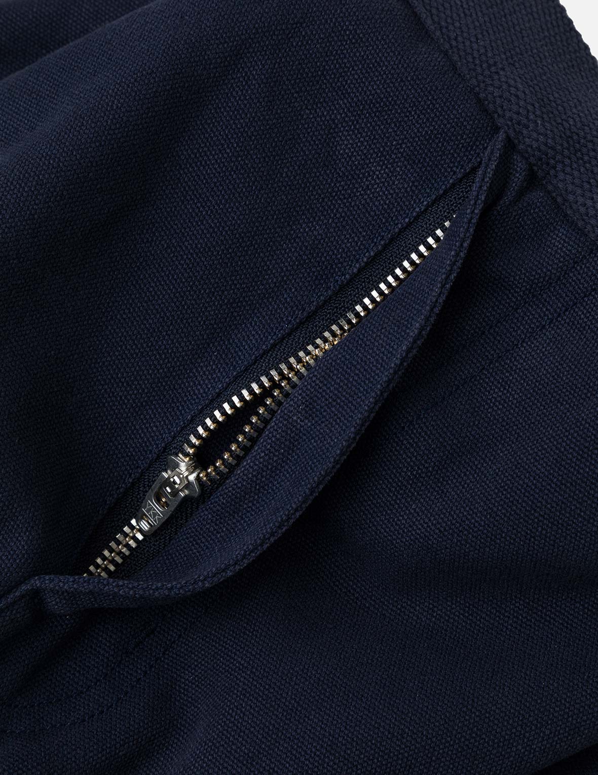 Slogan Appliqué Embroidery Straight Fit Worker Chino - Image 7