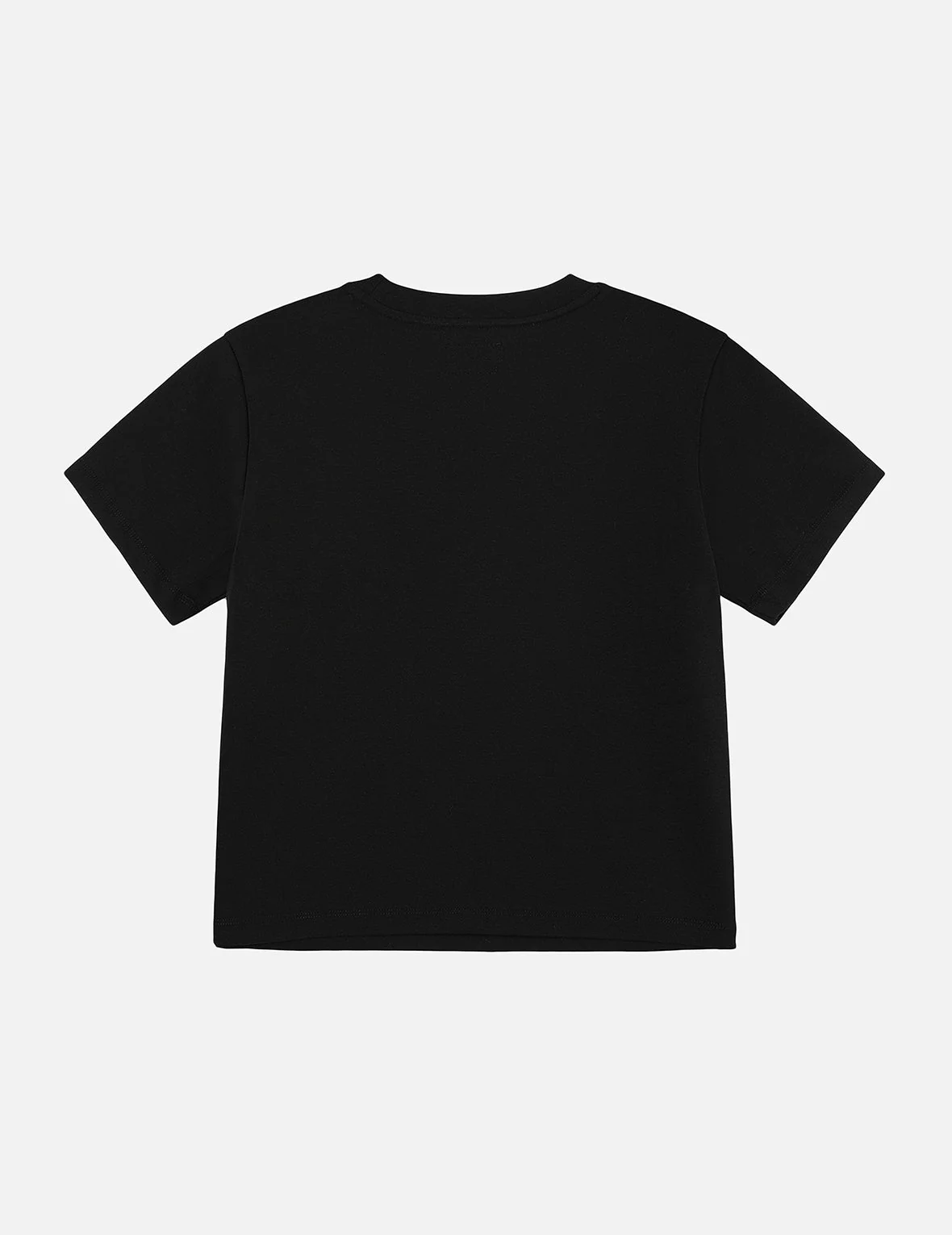 Slogan Embroidery and High-heeled Seagull Slim Fit T-Shirt - Image 4