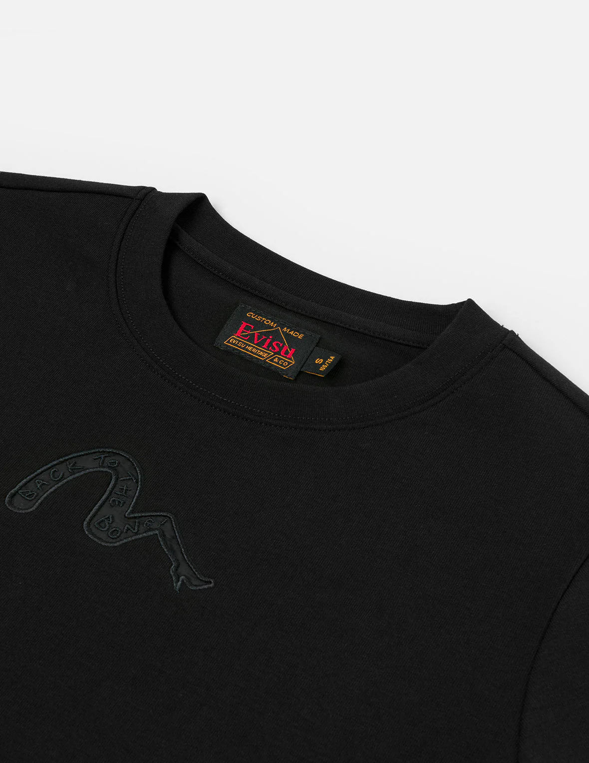 Slogan Embroidery and High-heeled Seagull Slim Fit T-Shirt - Image 8