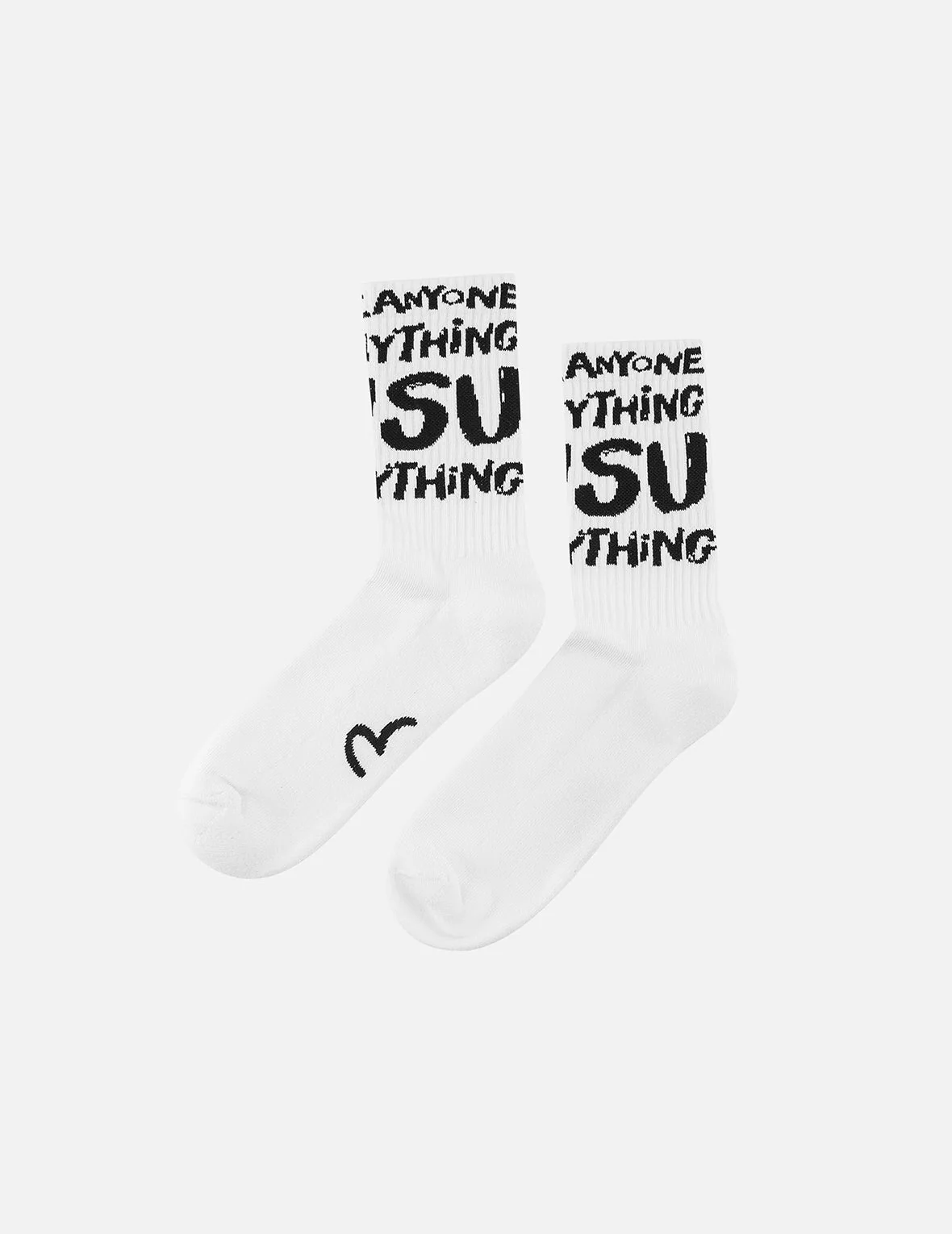 Slogan Jacquard Long Socks - Image 3
