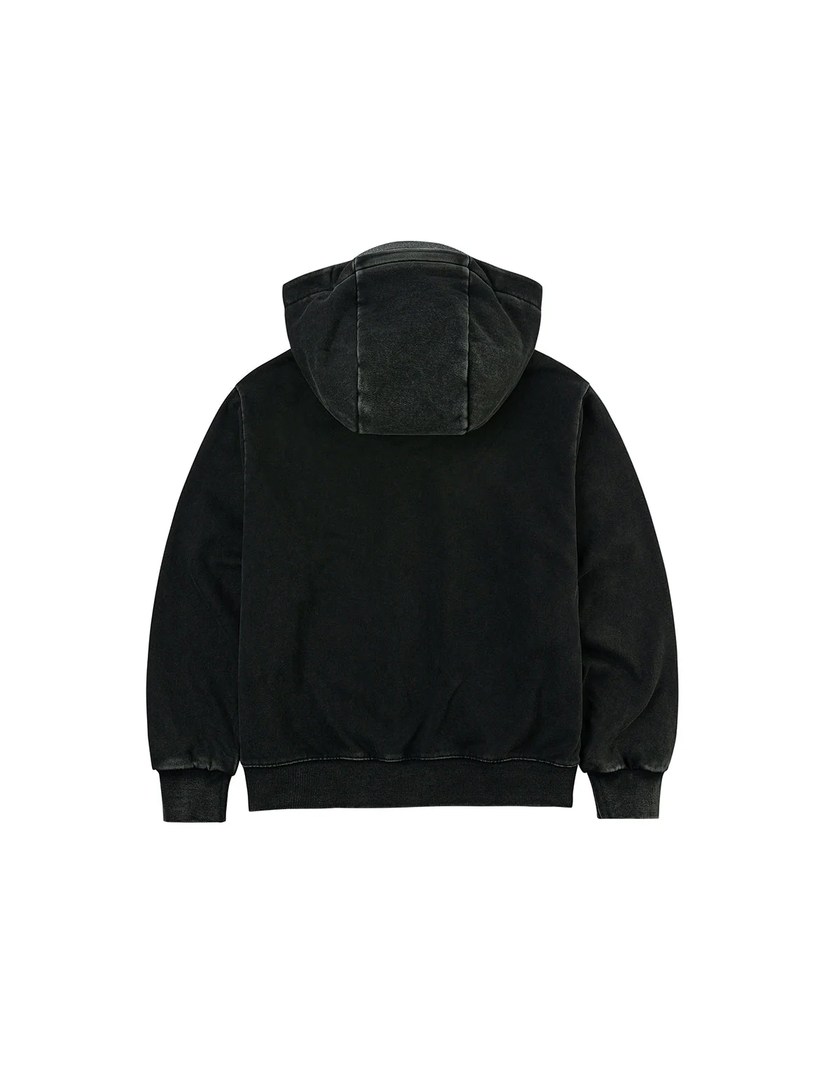 Slogan Print Oversized with Cap Hooded Jacket - Image 2