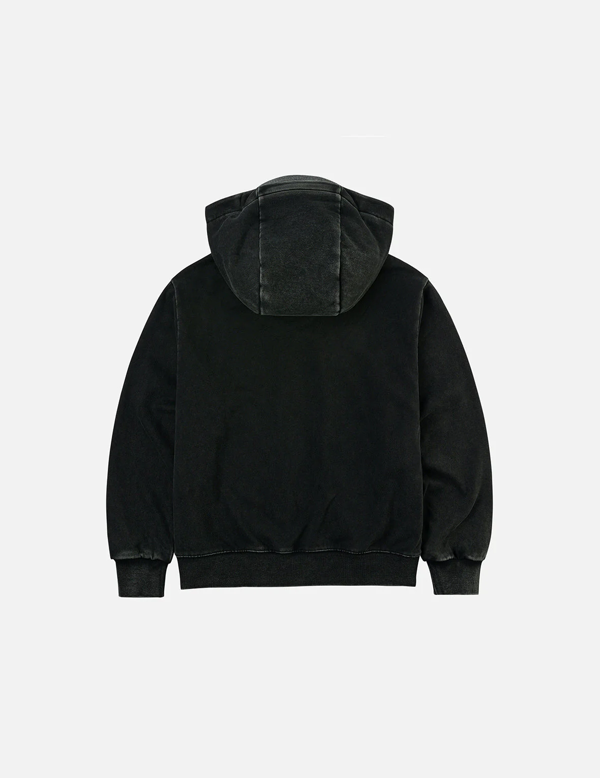 Slogan Print Oversized with Cap Hooded Jacket - Image 4