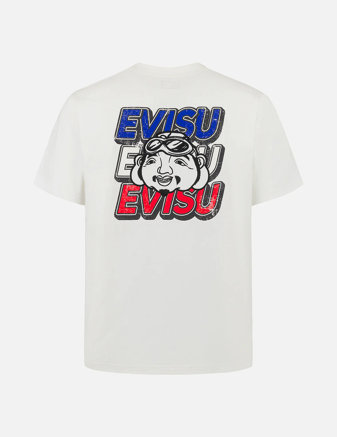 Slogan Print with Godhead Appliqué Embroidery Regular Fit T-Shirt