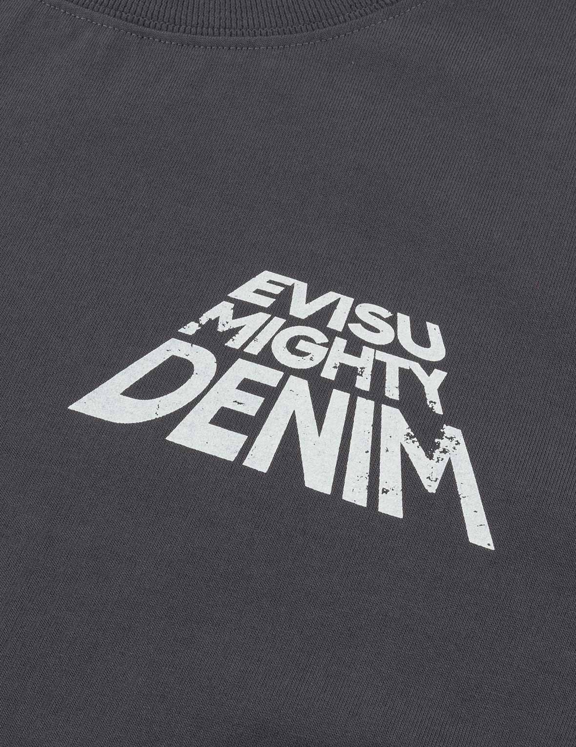 Slogan Print with Godhead Appliqué Embroidery Regular Fit T-Shirt - Image 12