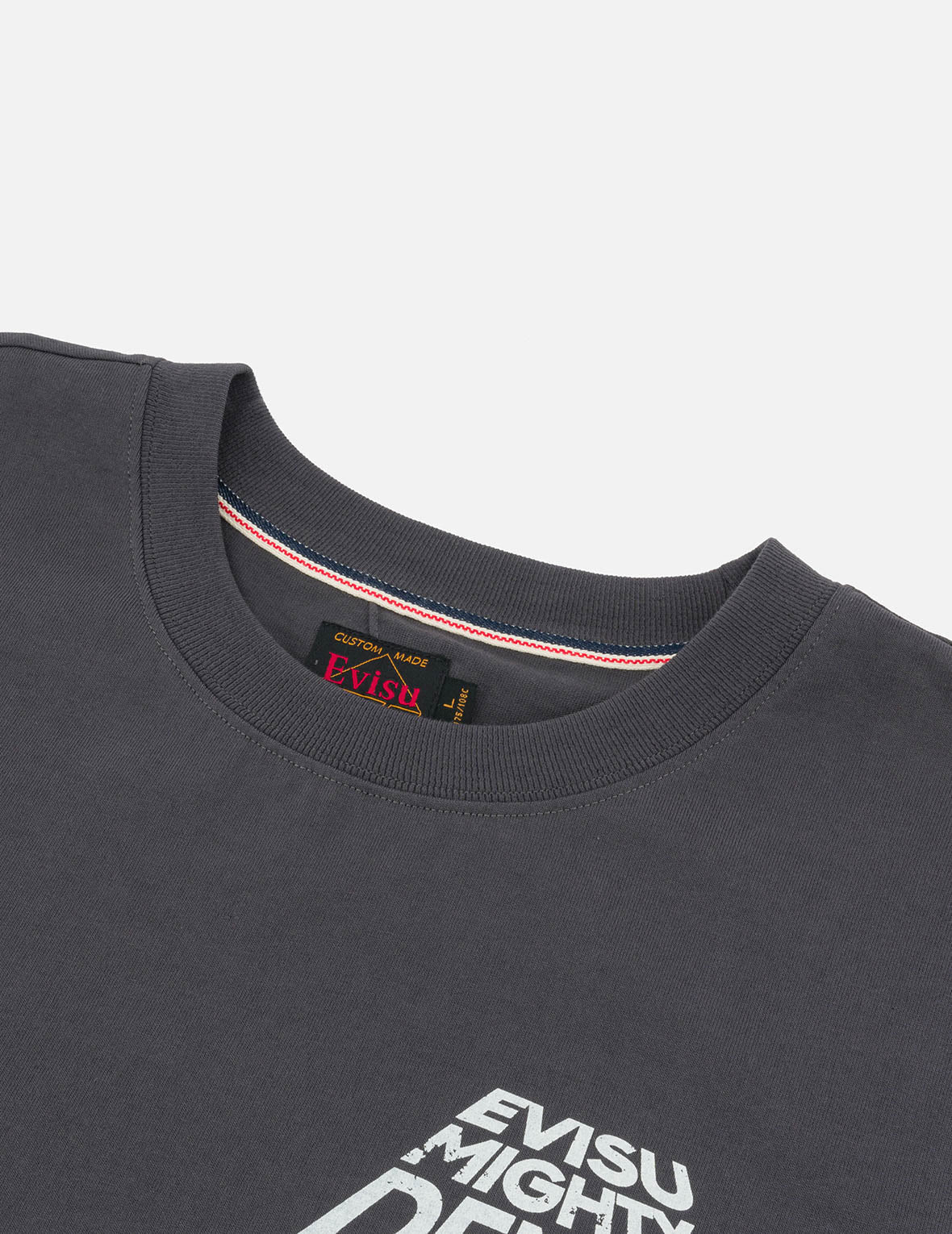 Slogan Print with Godhead Appliqué Embroidery Regular Fit T-Shirt - Image 14