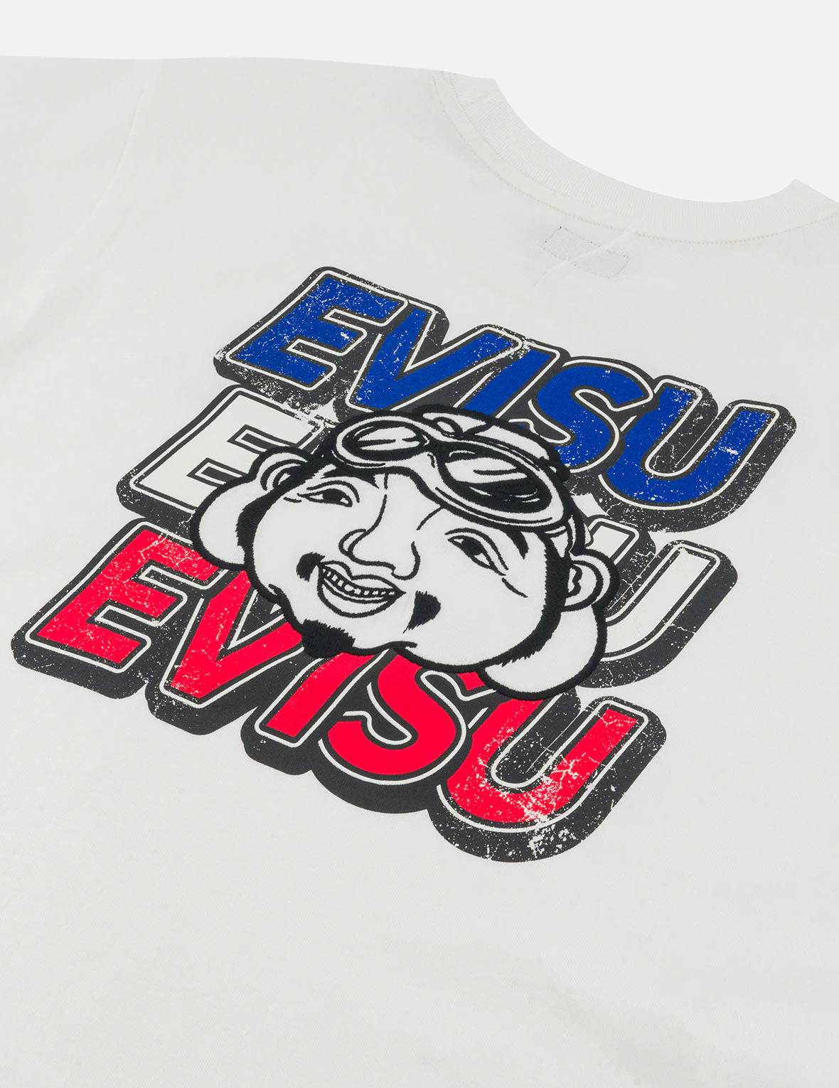 Slogan Print with Godhead Appliqué Embroidery Regular Fit T-Shirt - Image 9