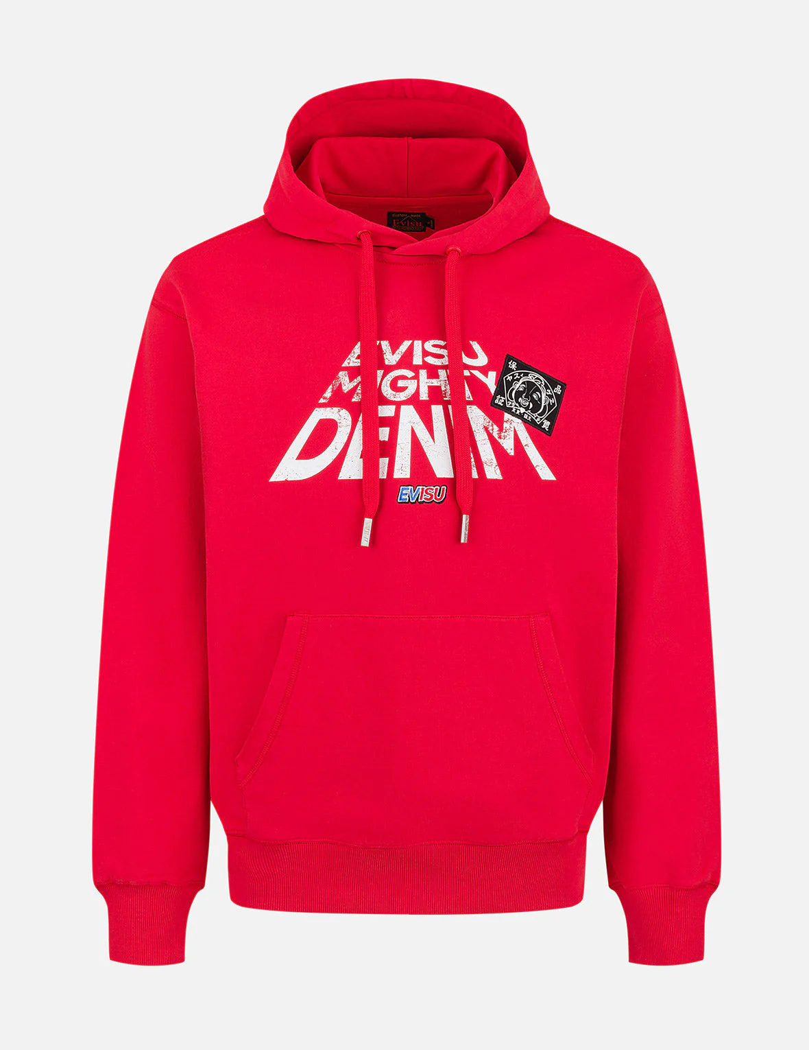 Slogan Print with Godhead Patch Embroidery Relax Fit Hoodie - Image 2