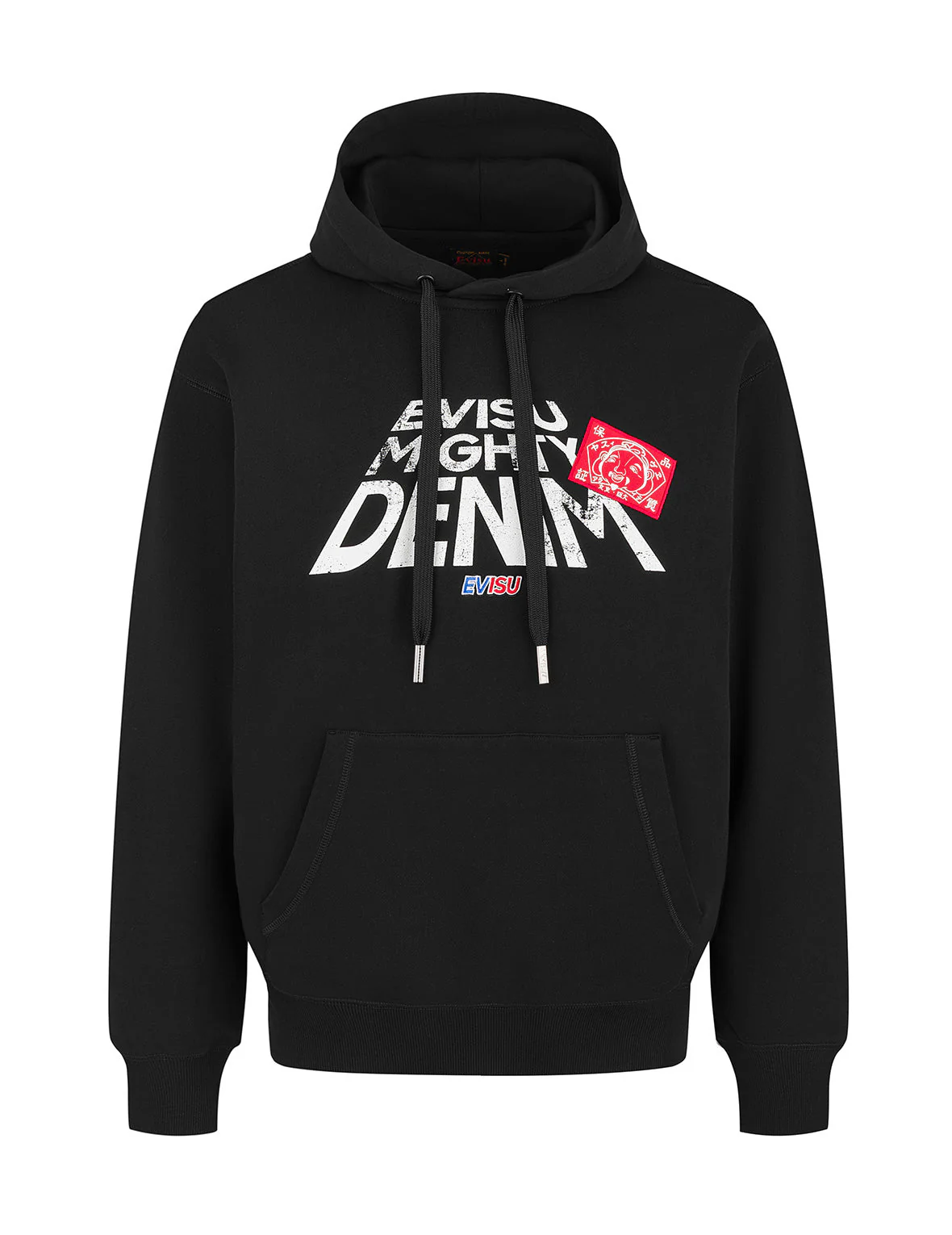 Slogan Print with Godhead Patch Embroidery Relax Fit Hoodie - Image 20
