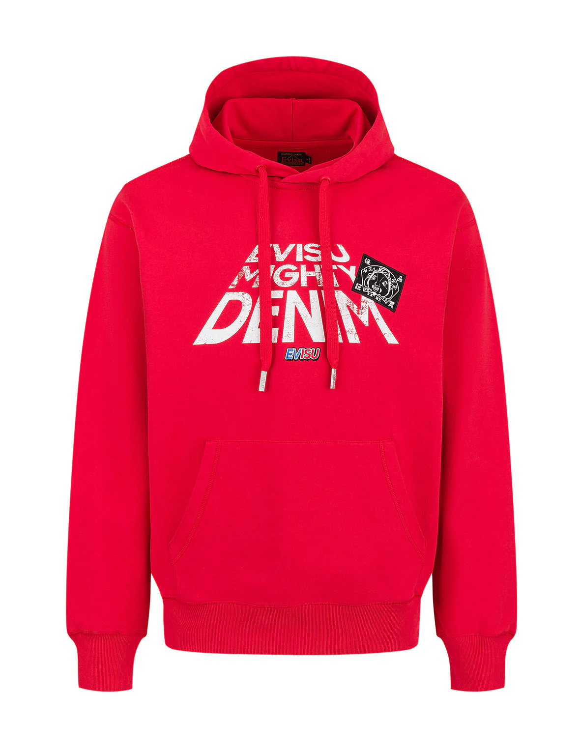 Slogan Print with Godhead Patch Embroidery Relax Fit Hoodie - Image 21