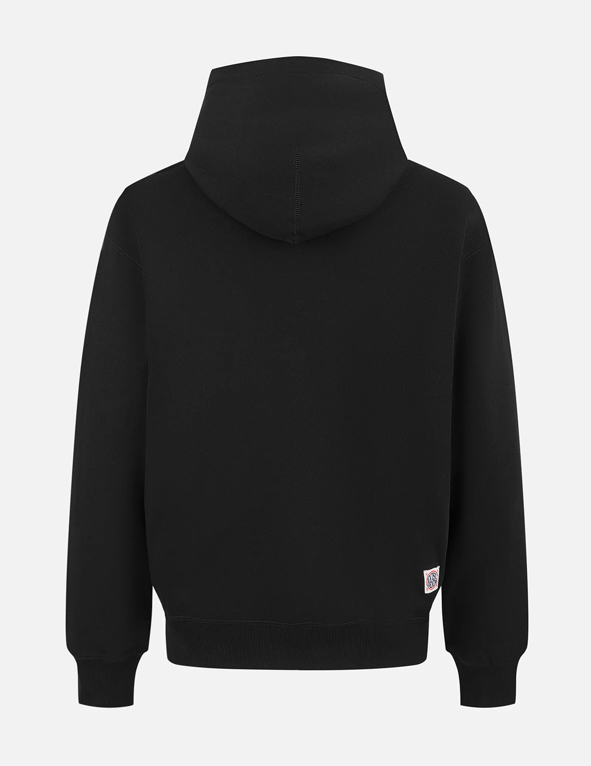 Slogan Print with Godhead Patch Embroidery Relax Fit Hoodie - Image 3