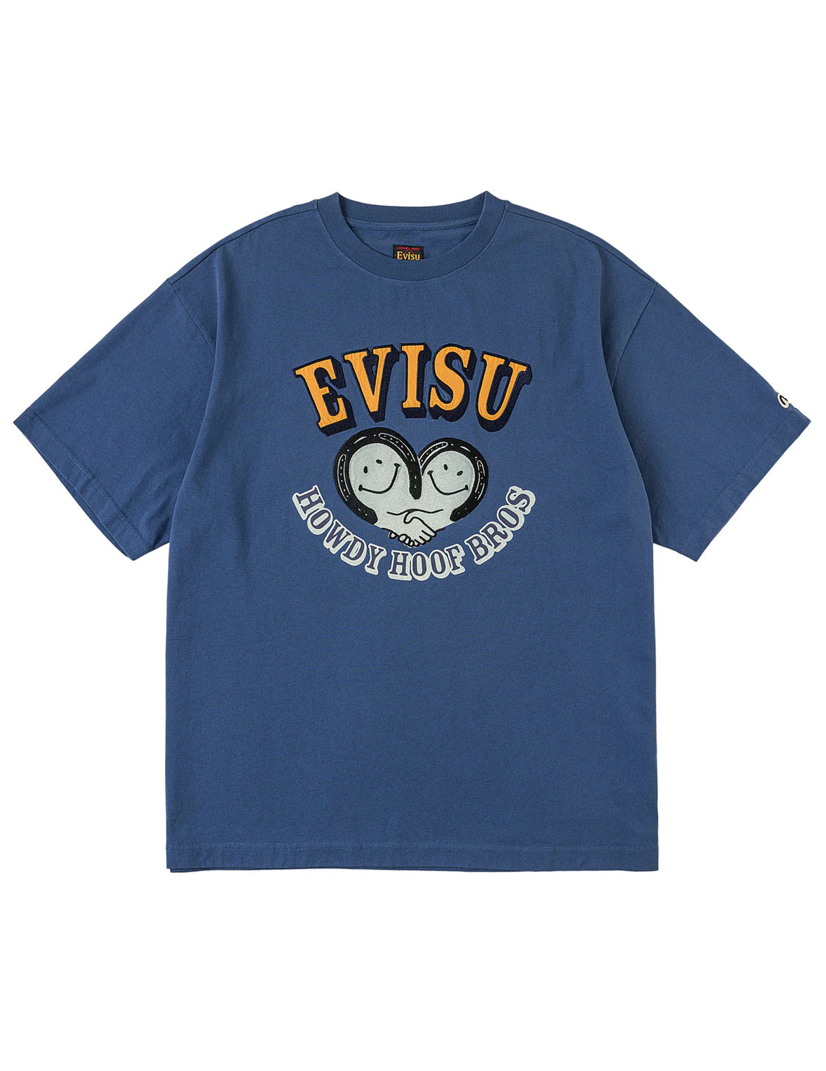 Smiling-heart Seagull-horseshoes Embroidery T-shirt - Image 21