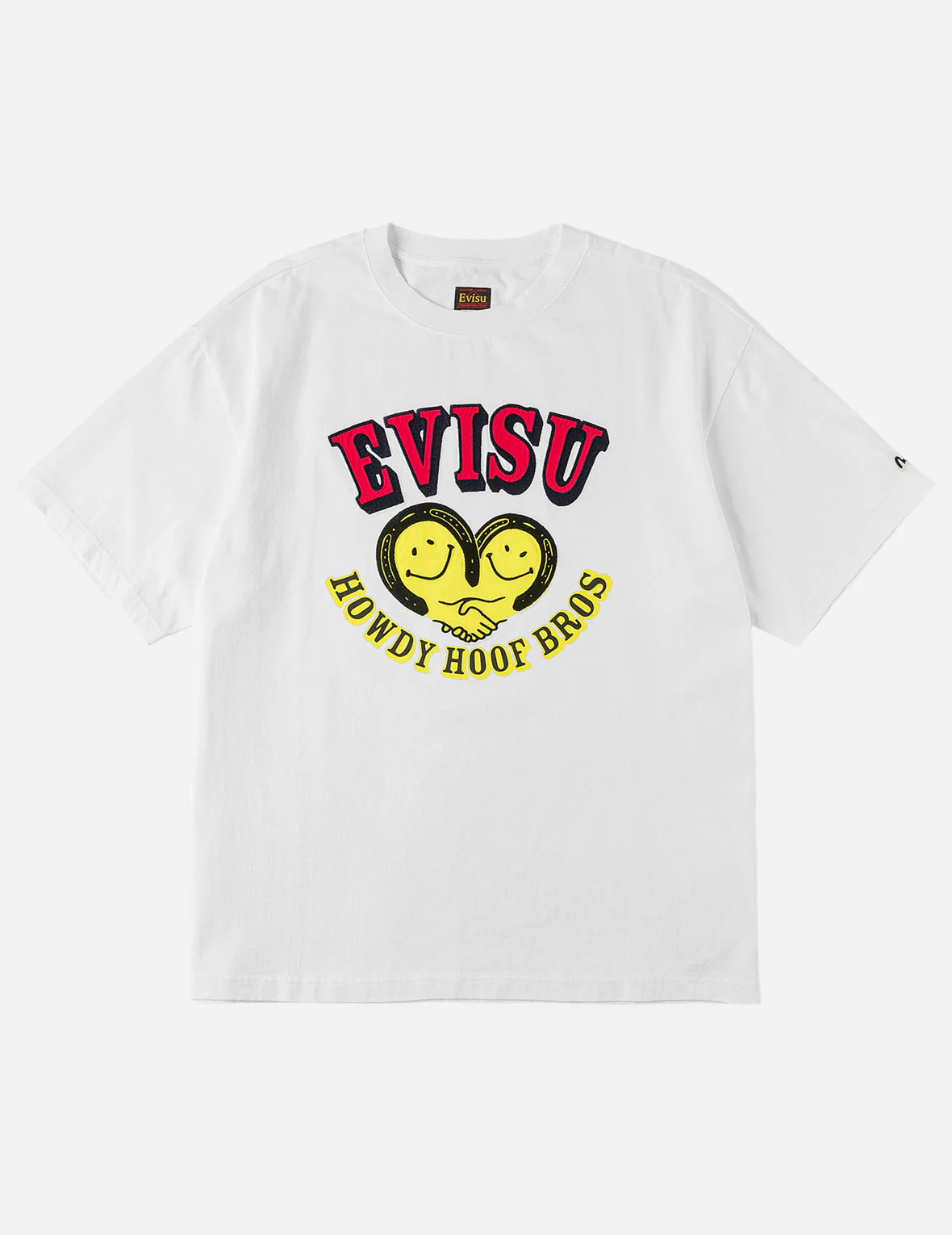 Smiling-heart Seagull-horseshoes Embroidery T-shirt - Image 5