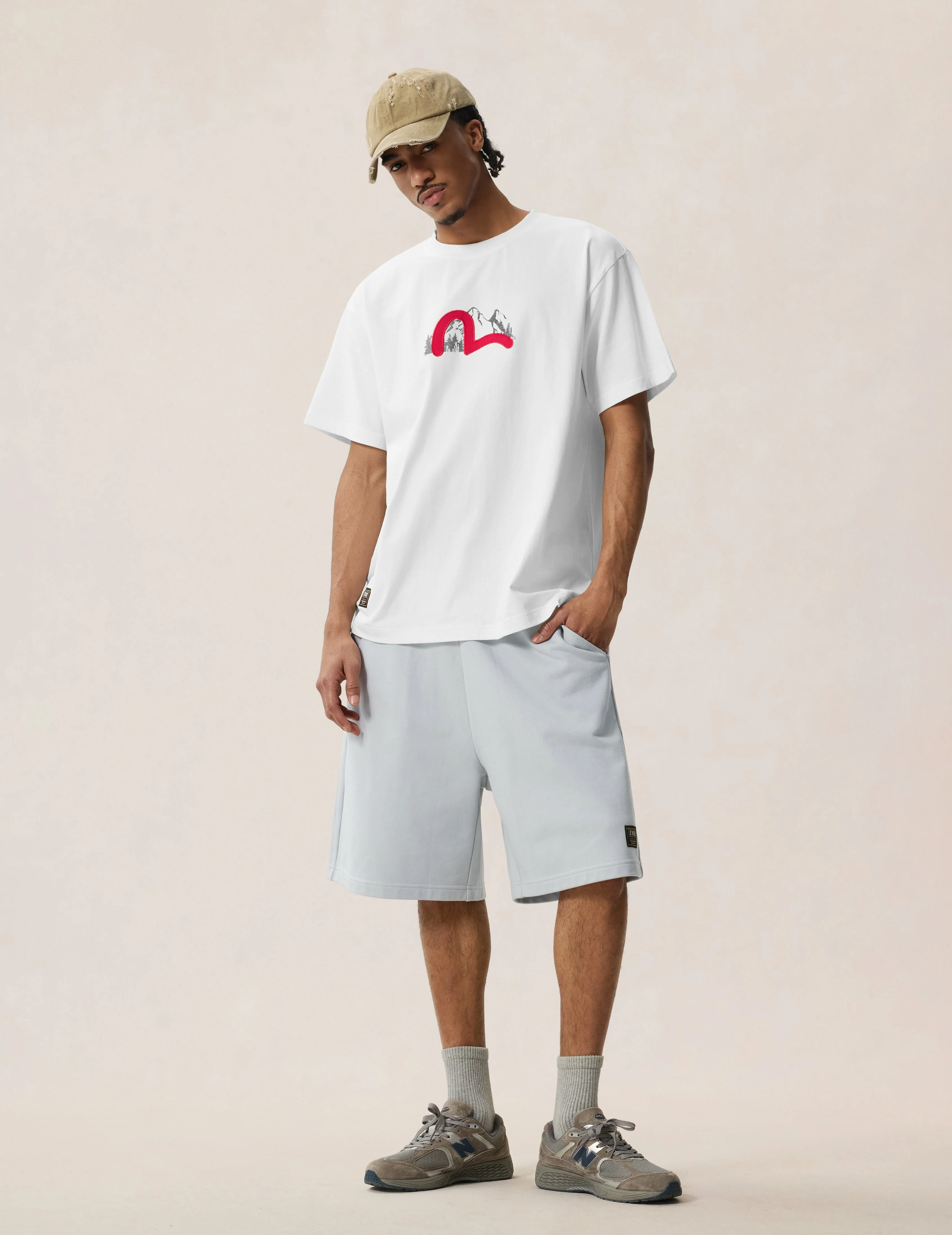 Spray-dye Daicock Sweat Shorts - Image 7