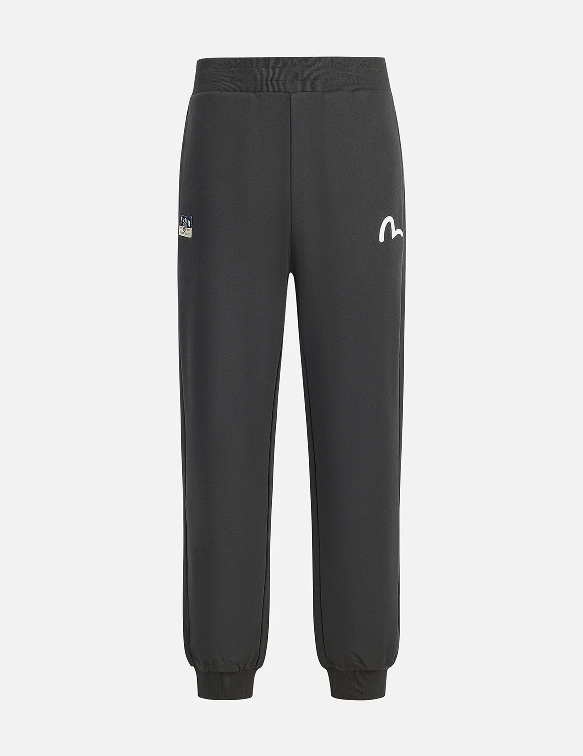 Spray-dyed Seagull and Logo Print Straight Fit Sweatpants - Image 3