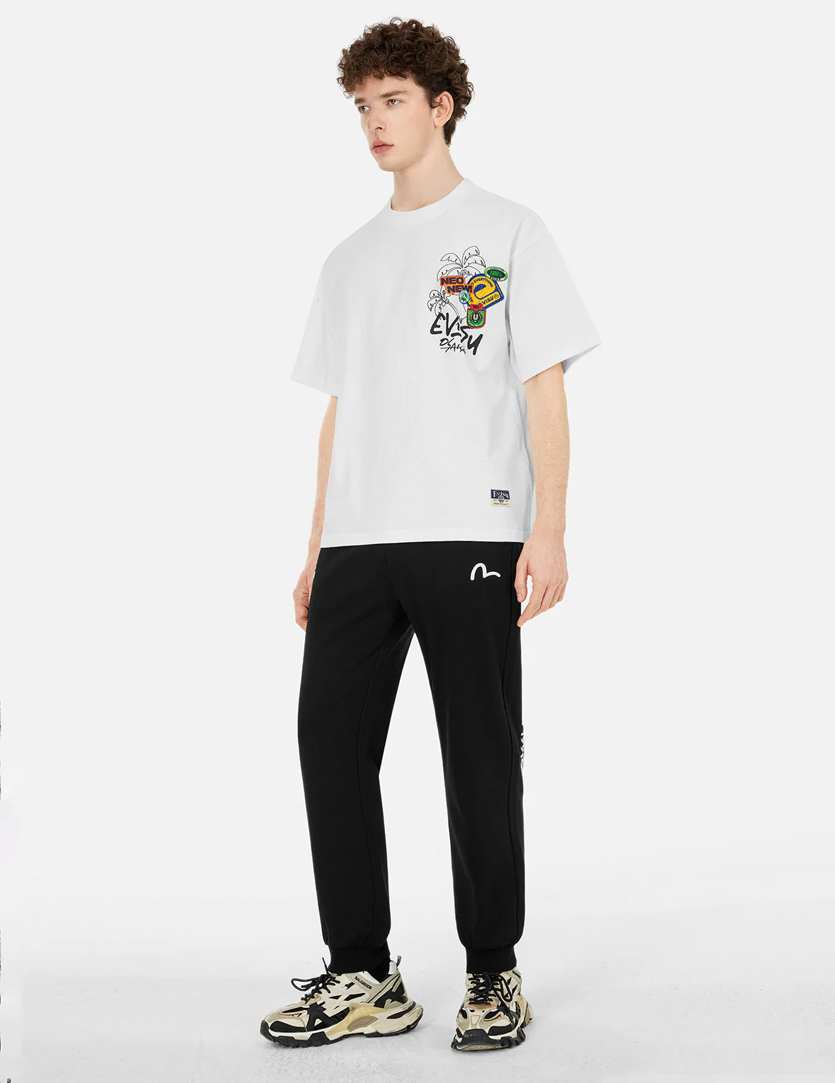 Sticker Godhead Loose Fit T-shirt - Image 6