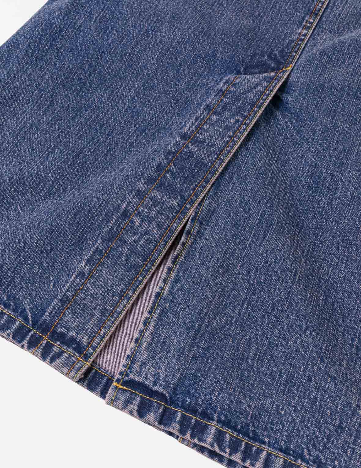 Studded Denim Cargo Skirt - Image 12