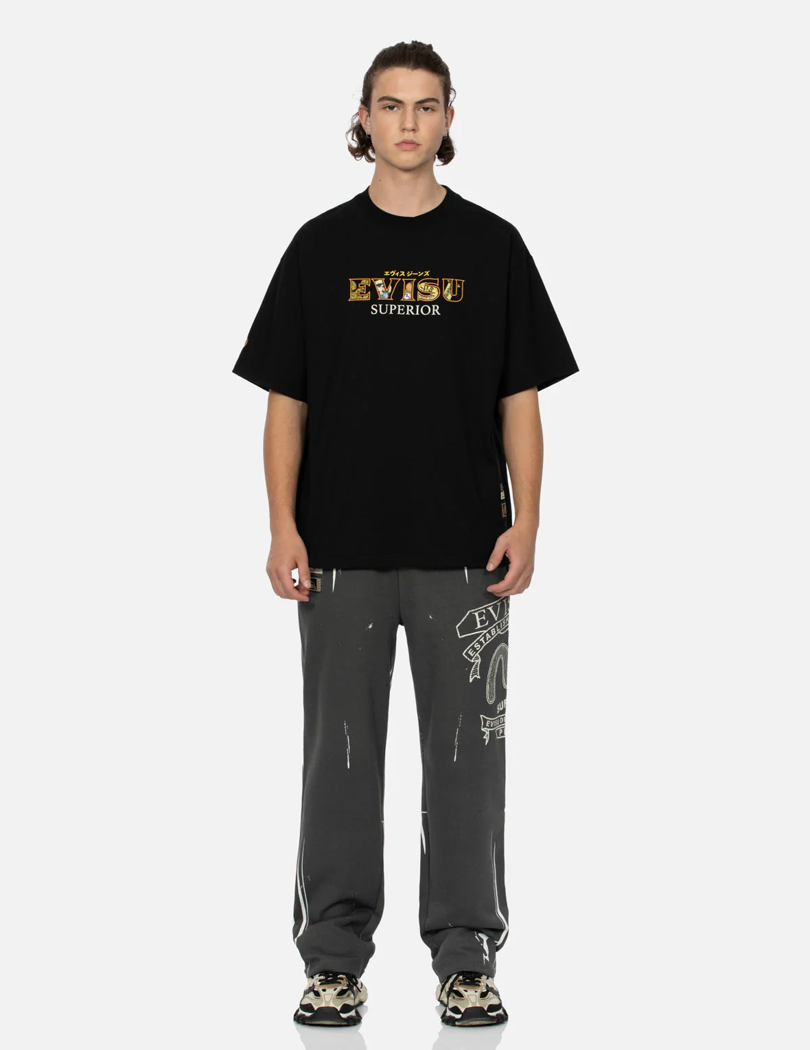 Tanuki Daicock Print Loose Fit T-Shirt - Image 6