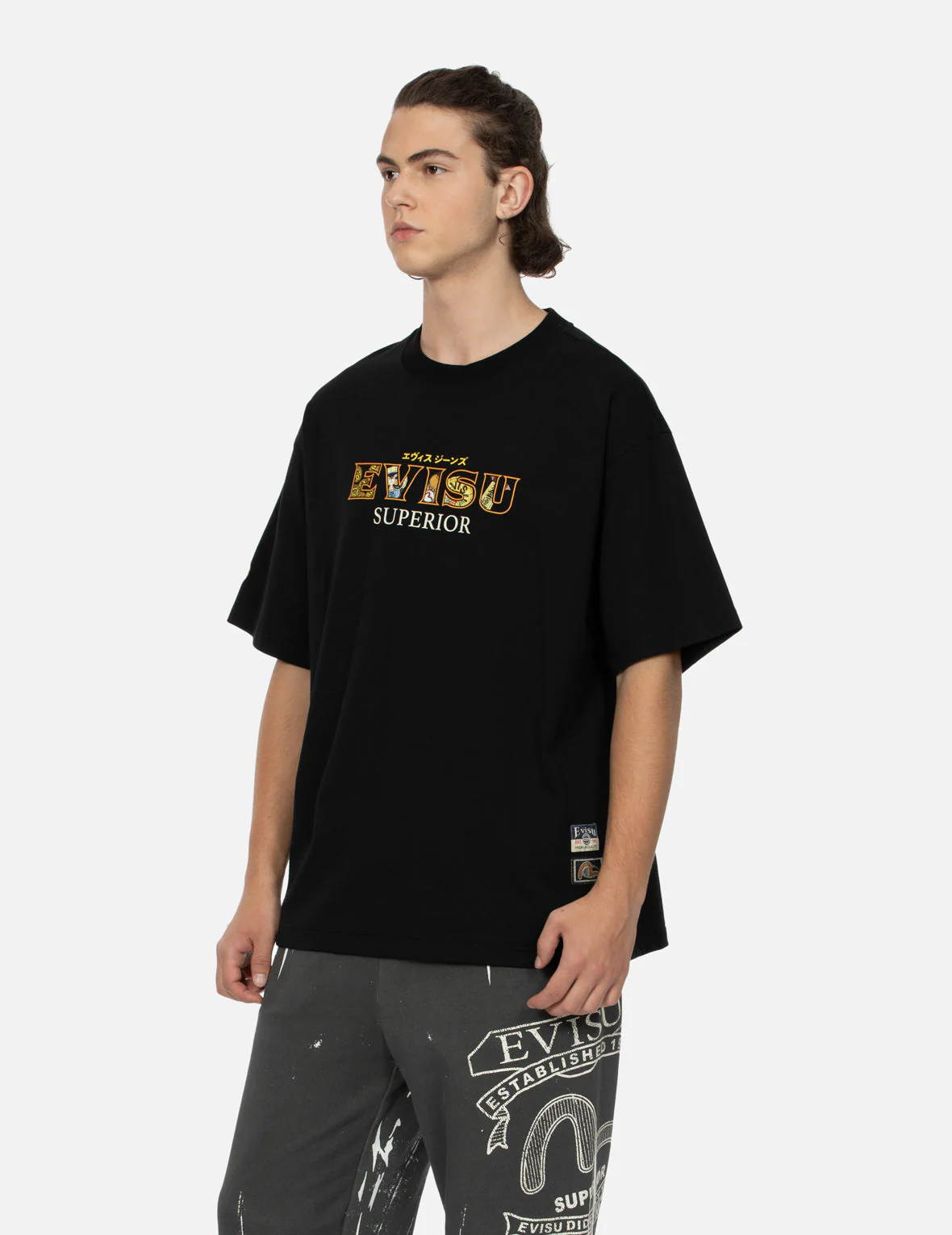 Tanuki Daicock Print Loose Fit T-Shirt - Image 8