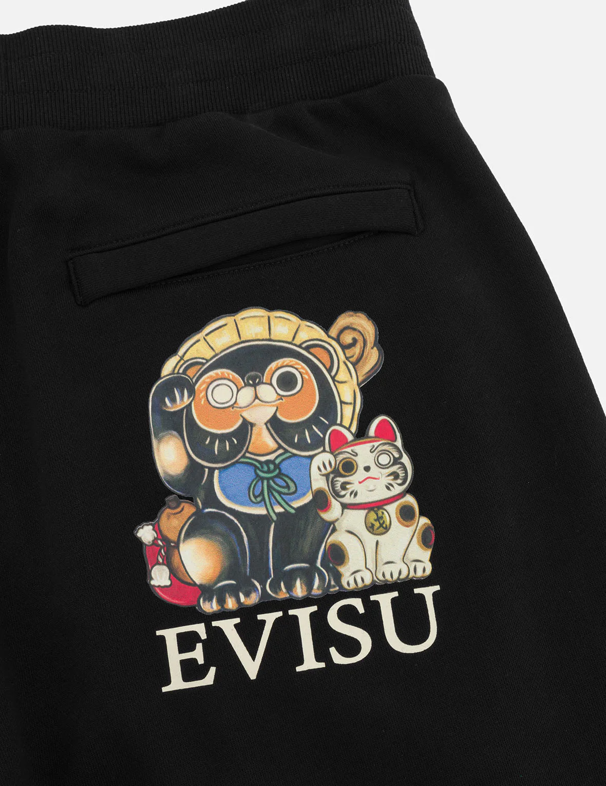 Tanuki Print Straight Fit Sweatpants - Image 10