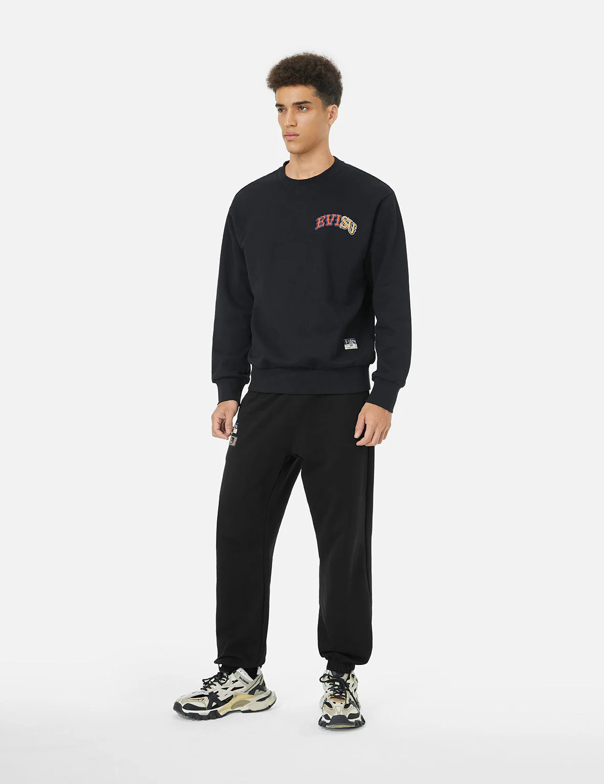 Tanuki Print Straight Fit Sweatpants - Image 4