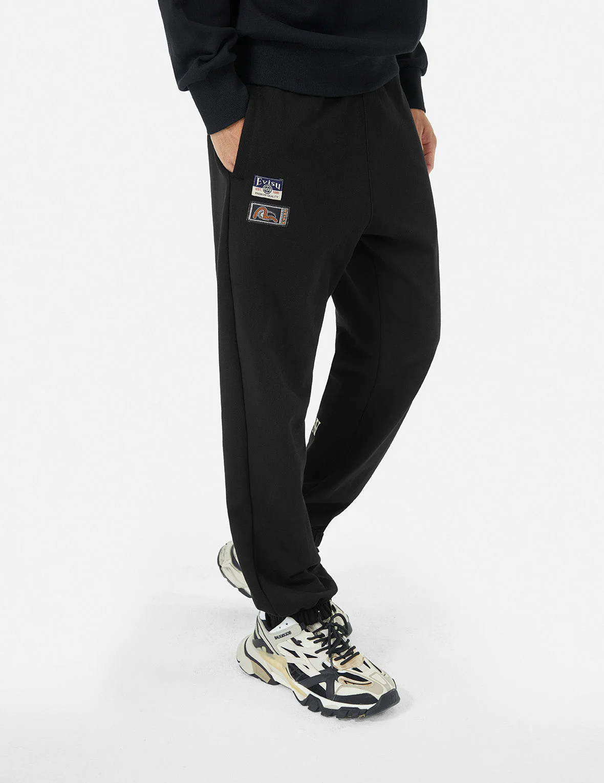 Tanuki Print Straight Fit Sweatpants - Image 6
