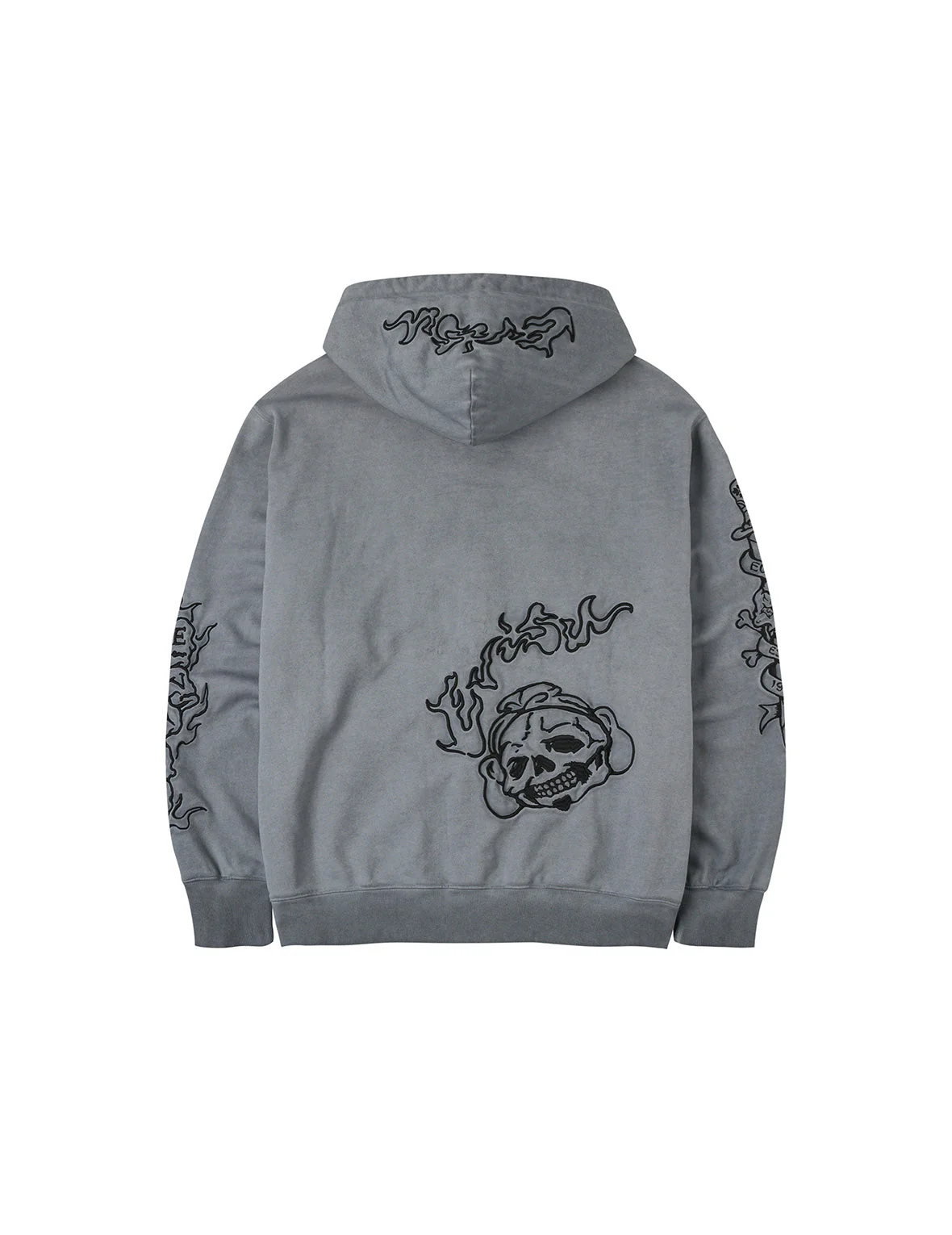 Tattoo Styles Embroidery Oversized Hoodie Jacket - Image 4