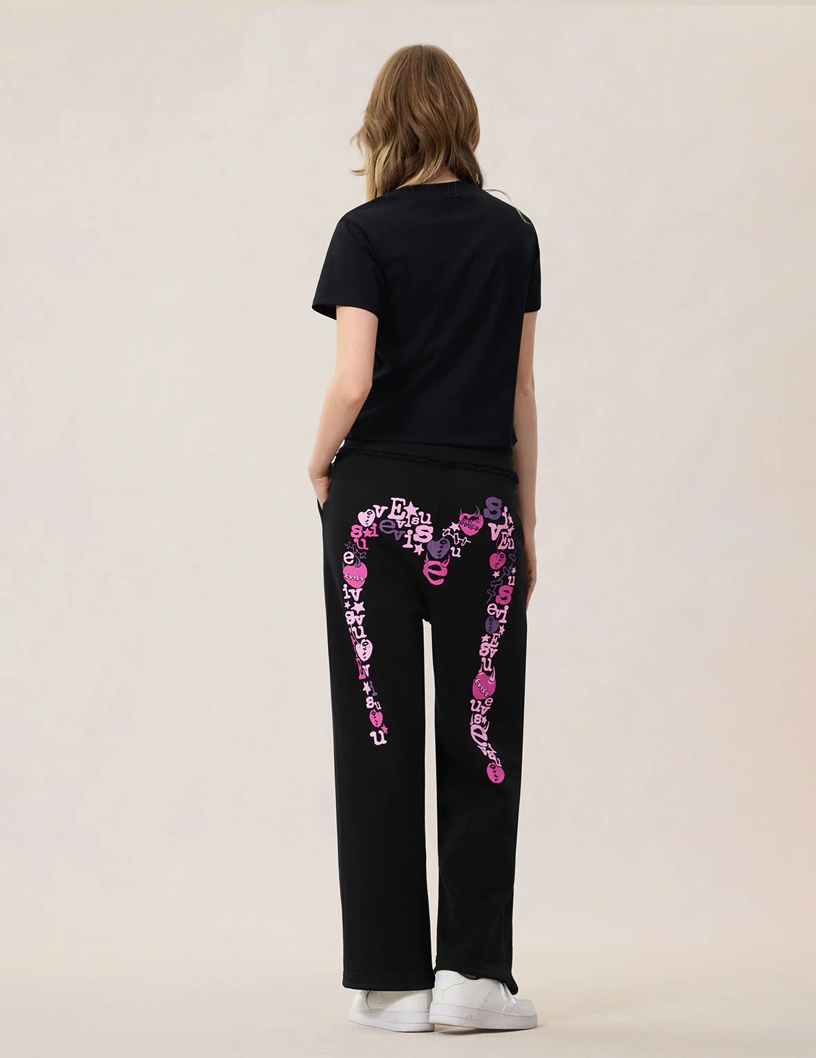 Theme Graphic Daicock Printed Sweatpants - Image 6