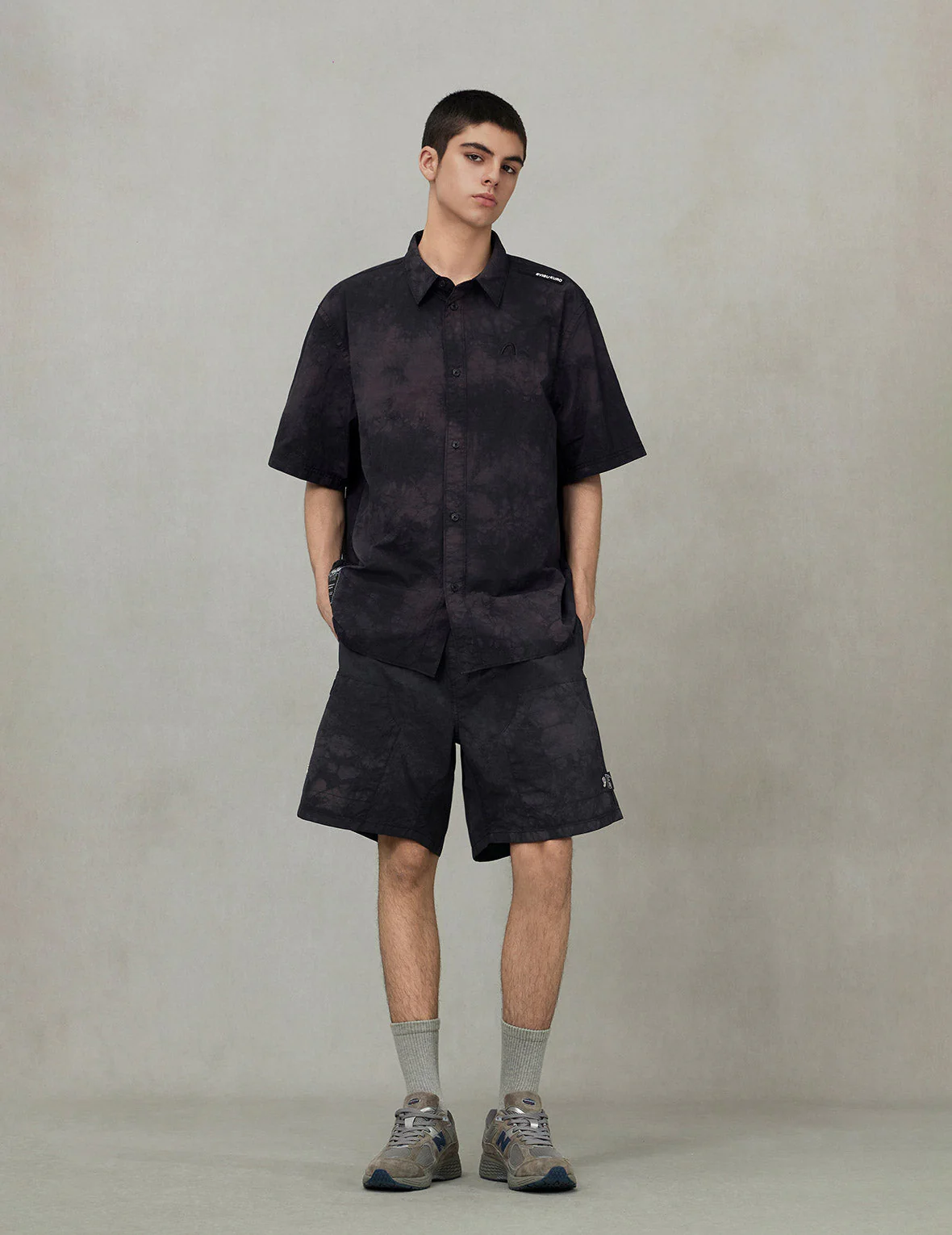 Tie-Dye Relax Fit Short-Sleeves Shirt - Image 3