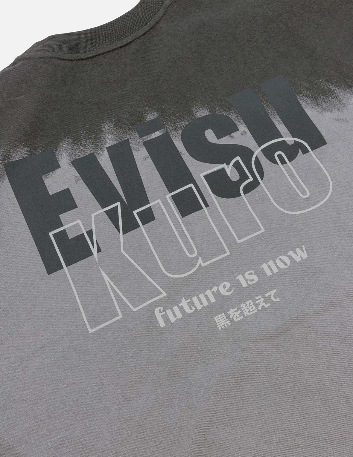 Tie-dye Logo and Slogan Print Oversized T-shirt - Image 9