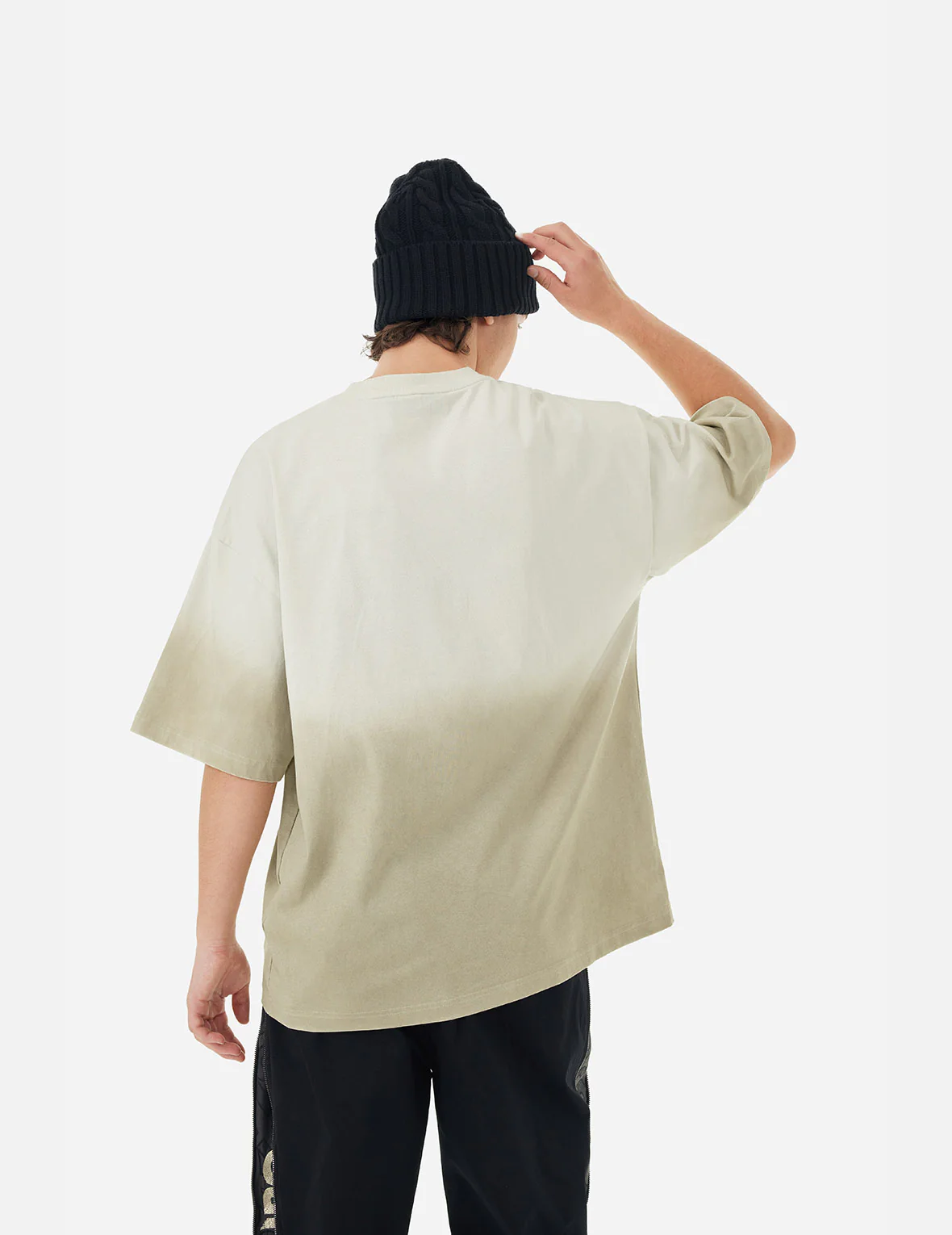 Tie-dye Logo Print and Embroidery Oversized T-shirt - Image 10