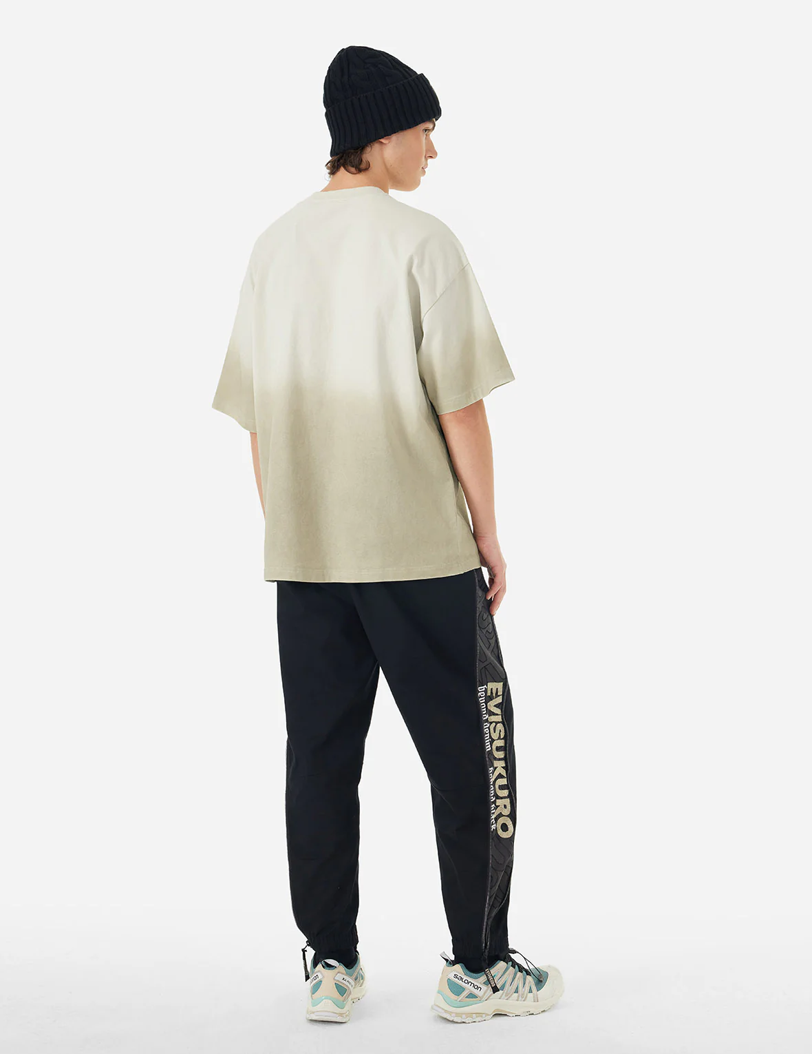 Tie-dye Logo Print and Embroidery Oversized T-shirt - Image 8