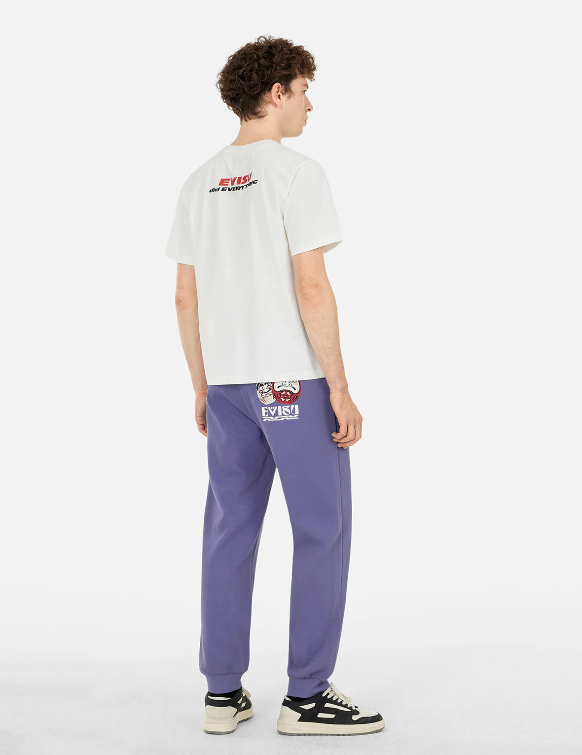 Totem Daruma Print Straight Fit Sweatpants - Image 4