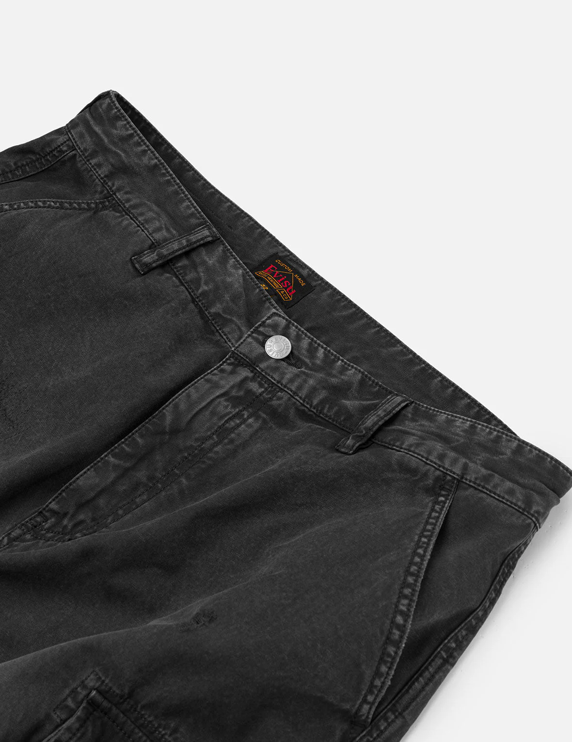 Totem Seagull Embroidery Straight Fit Cargo Pants - Image 6