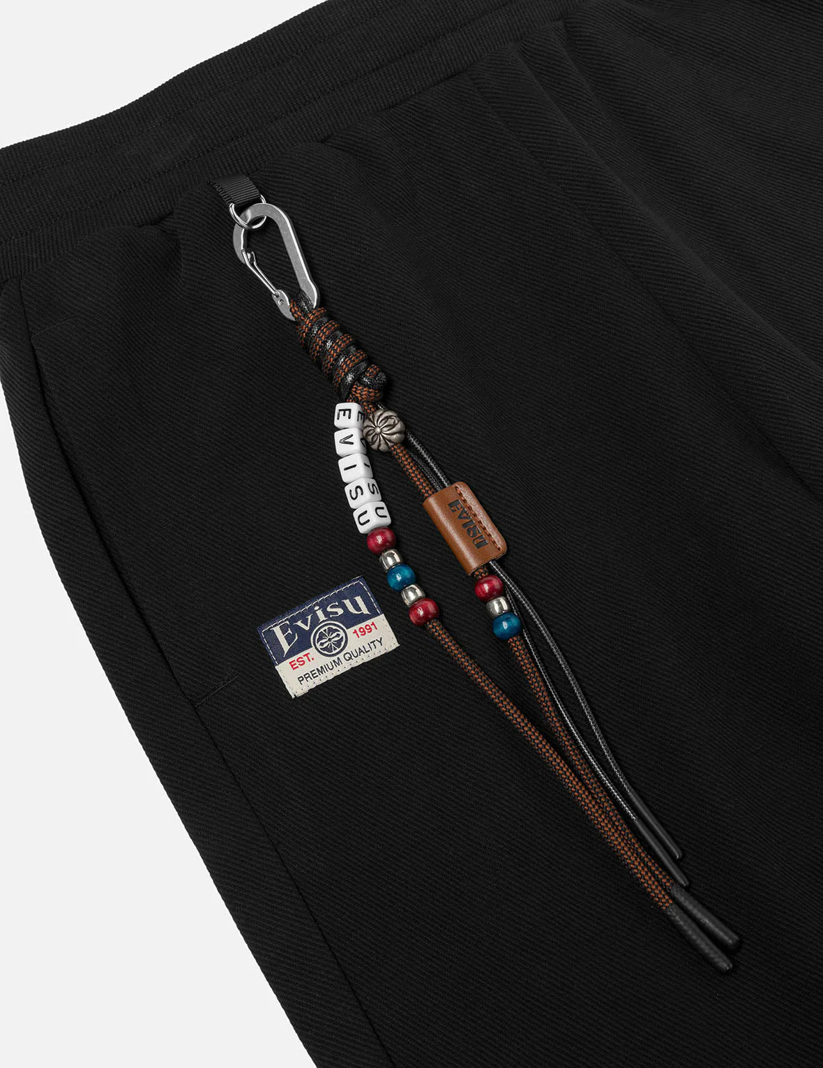Totem Seagull Embroidery Straight Fit Sweatpants - Image 4