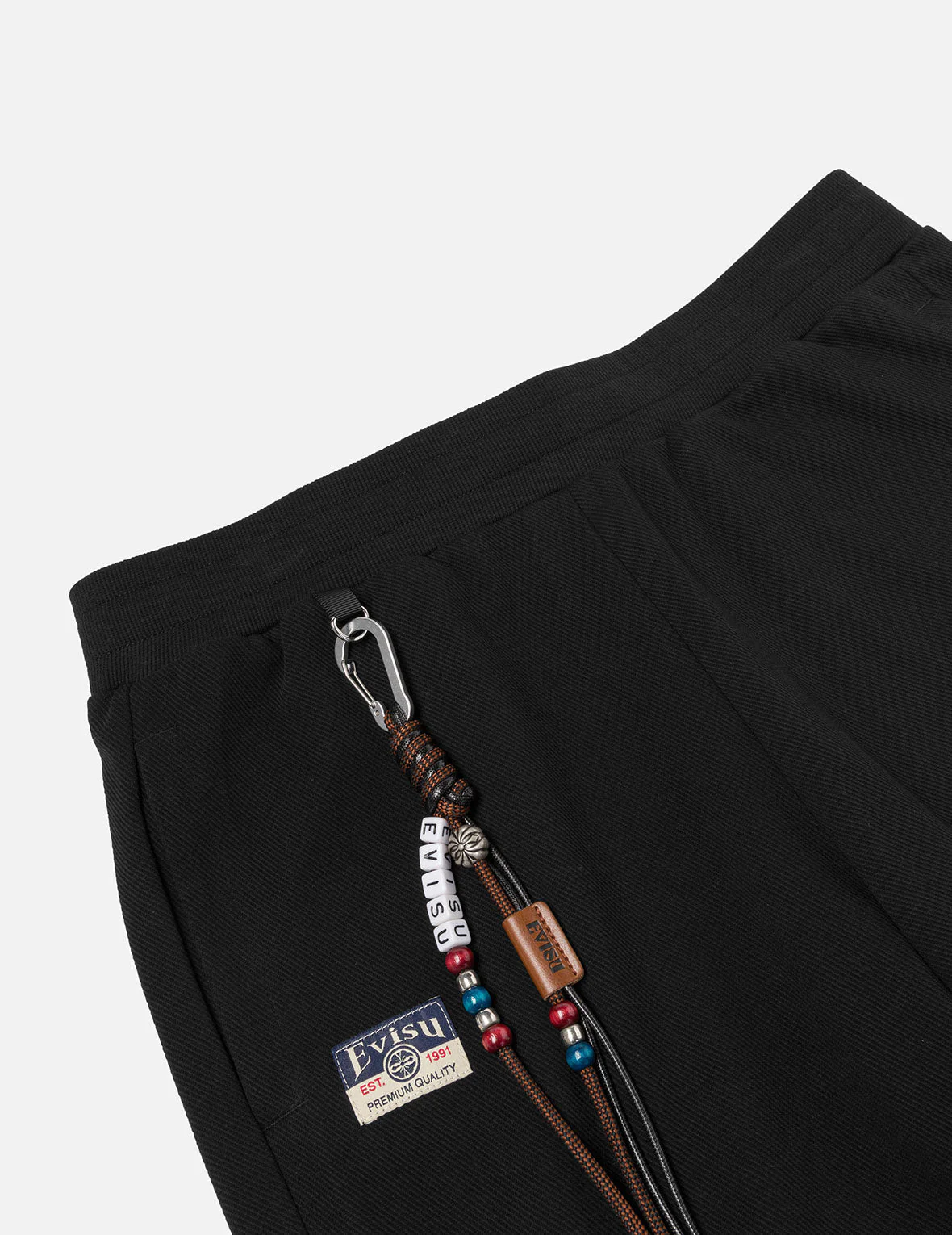 Totem Seagull Embroidery Straight Fit Sweatpants - Image 7