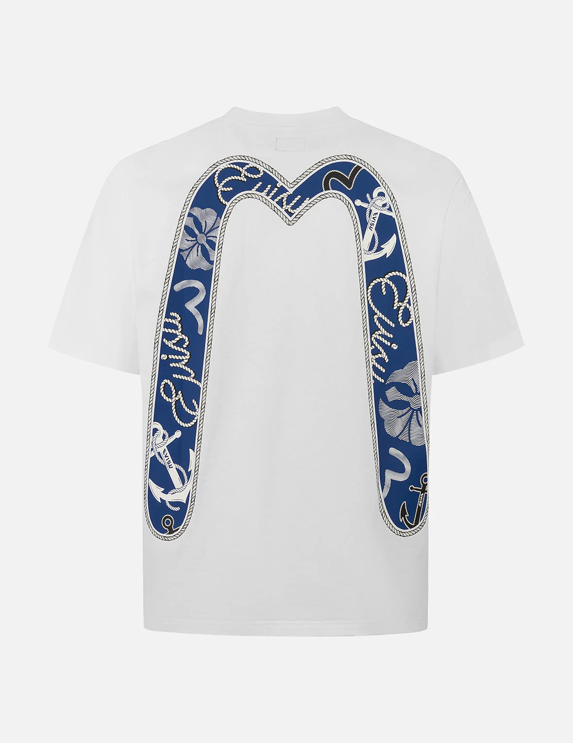 Twisted Rope and Daicock Anchor Print Relax Fit T-shirt