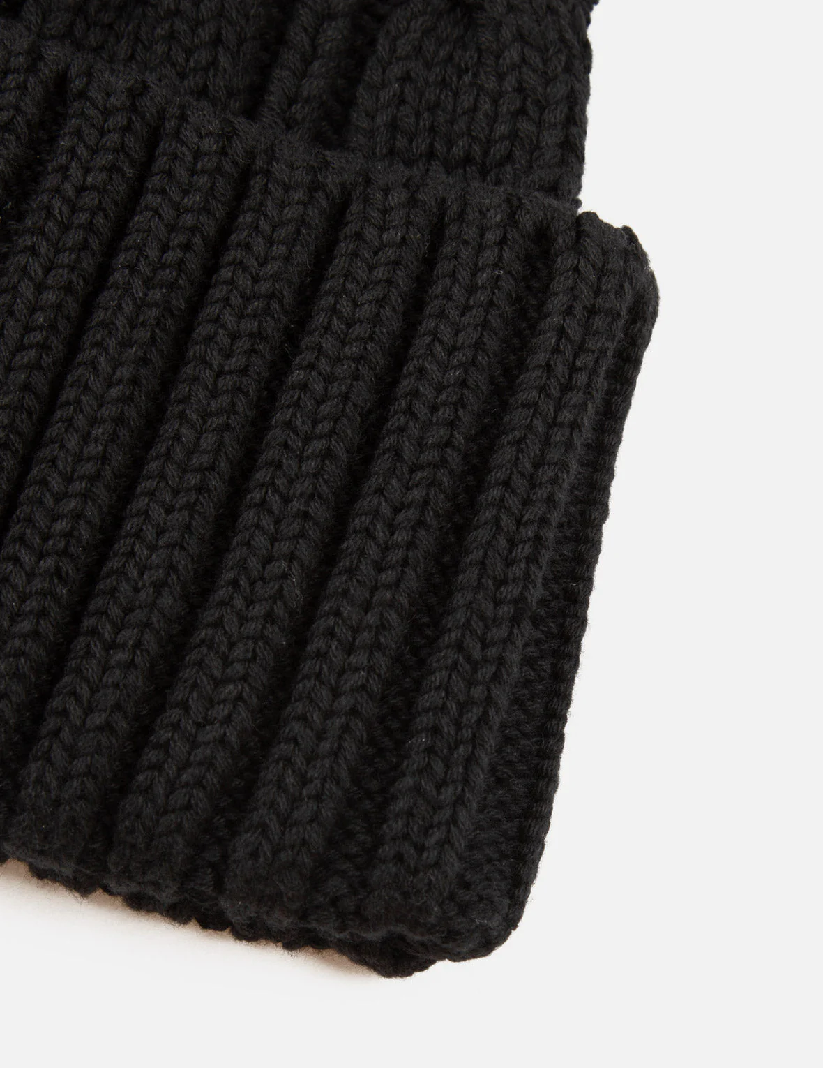 Twist-Straight Pattern Logo Label Knit Beanie - Image 4