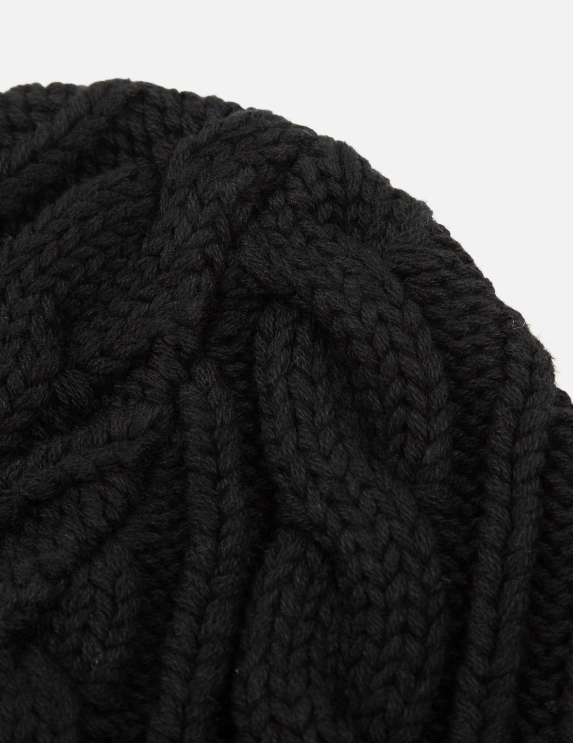 Twist-Straight Pattern Logo Label Knit Beanie - Image 5