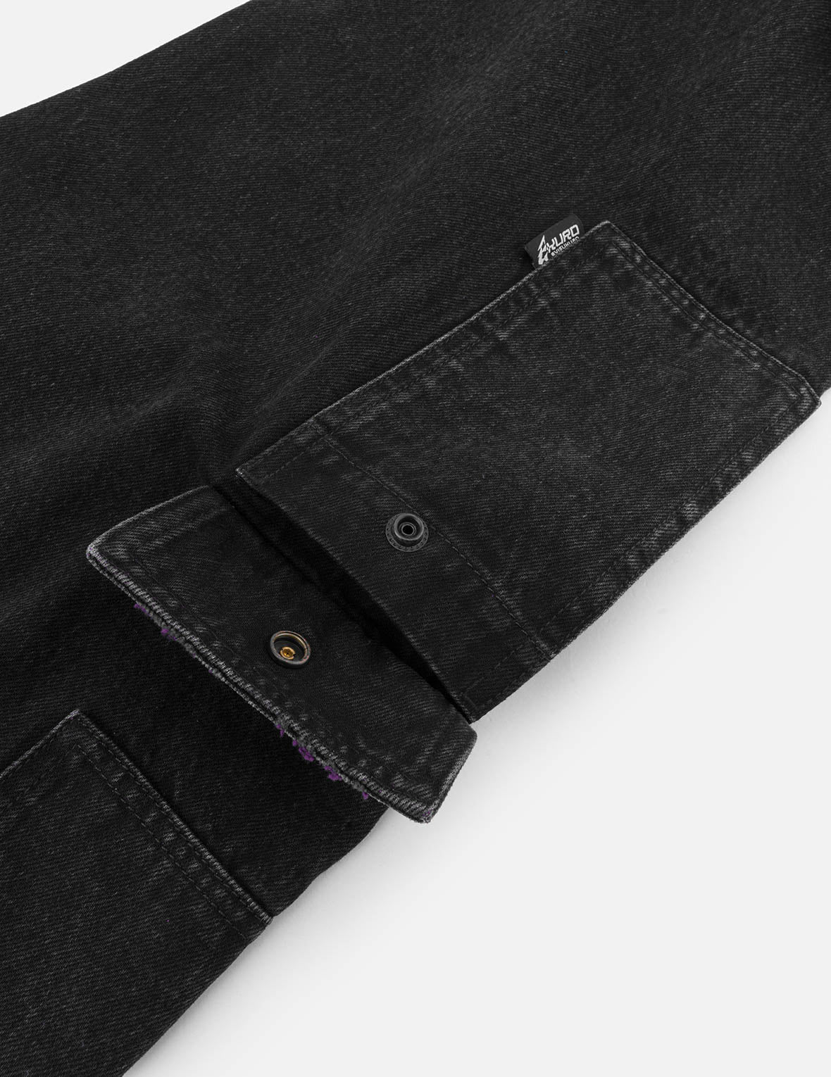 Two Tone Distressed Oversized Cargo Pants - Image 12