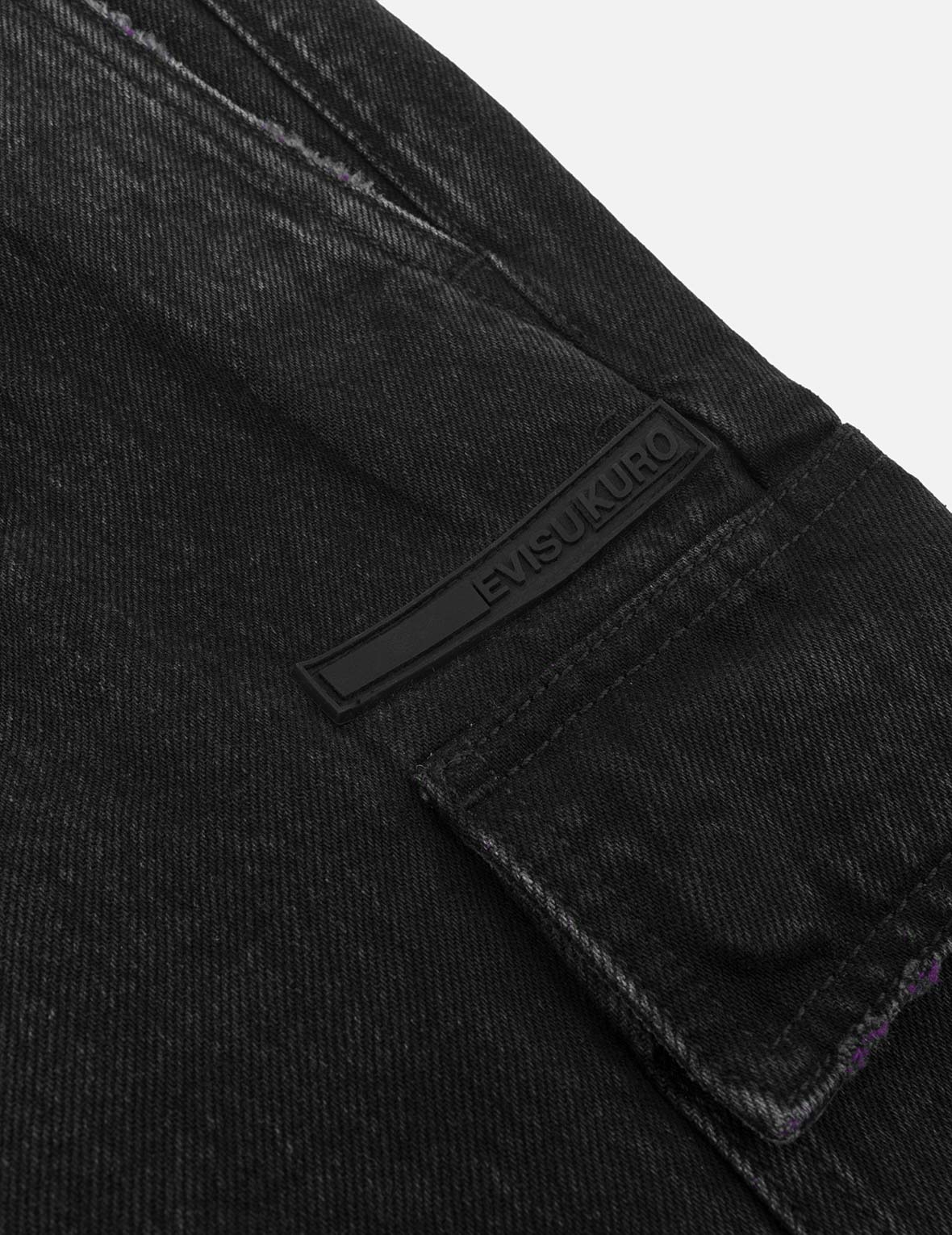 Two Tone Distressed Oversized Cargo Pants - Image 14