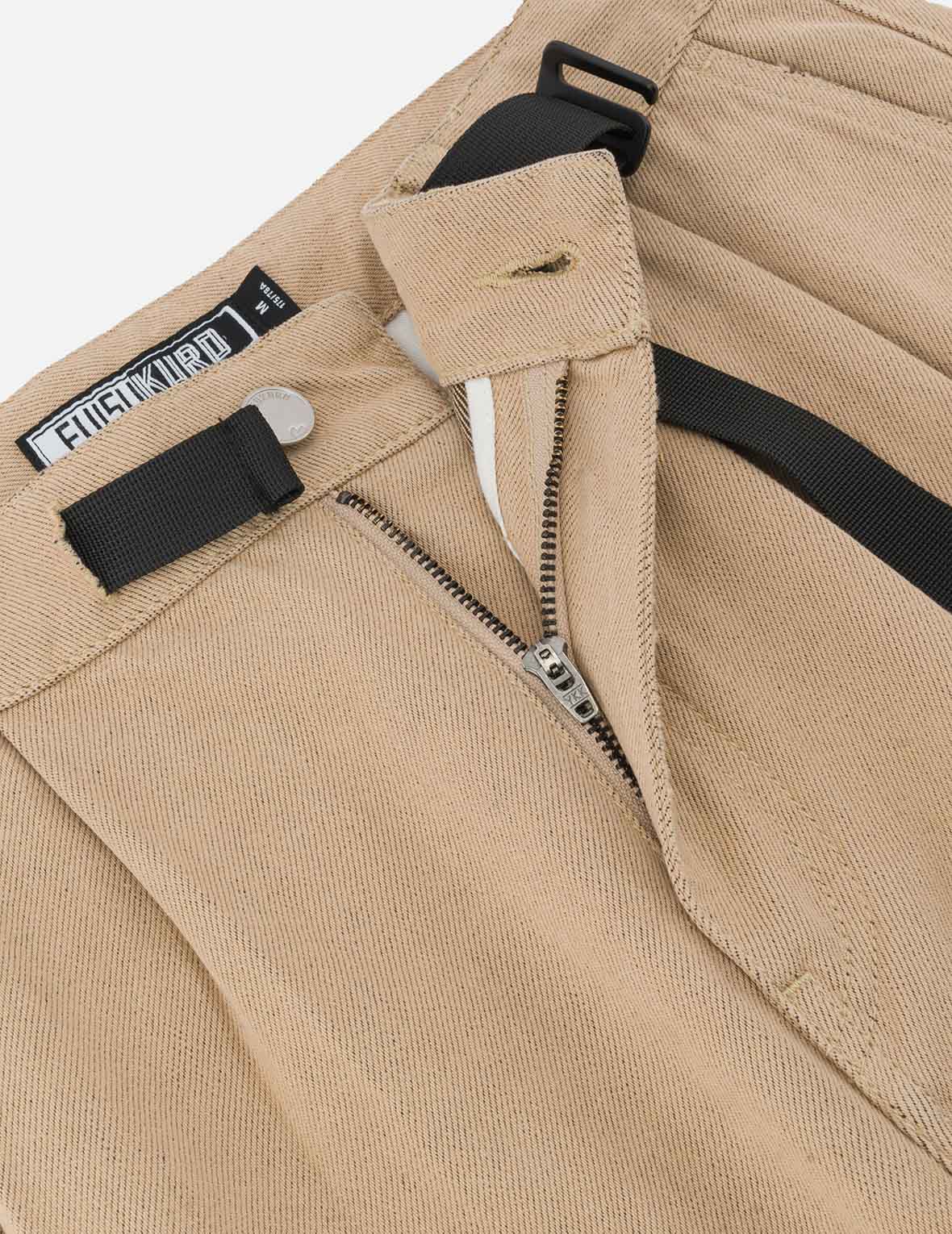 Two Tone Distressed Oversized Cargo Pants - Image 17