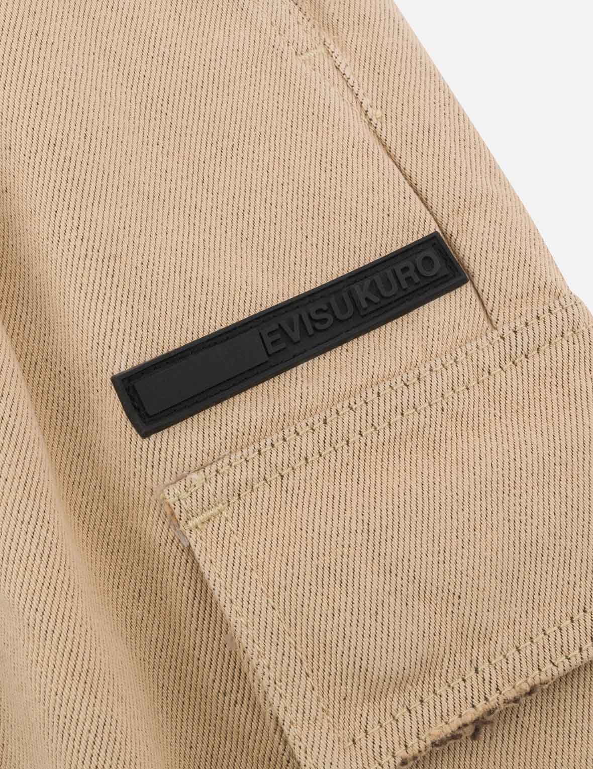 Two Tone Distressed Oversized Cargo Pants - Image 20