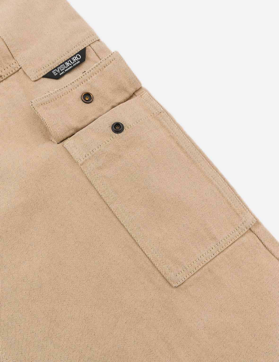 Two Tone Distressed Oversized Cargo Pants - Image 23