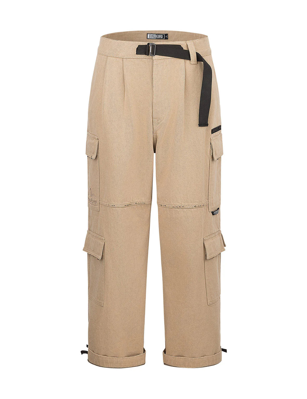 Two Tone Distressed Oversized Cargo Pants - Image 28