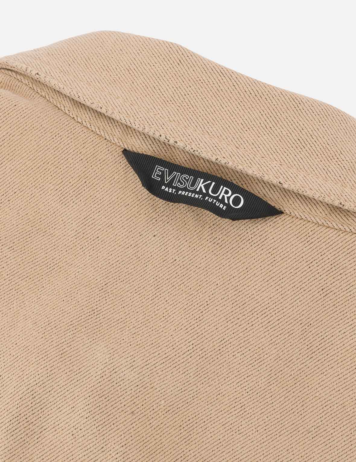 Two Tone Distressed Relax Fit Trucker Jacket - Image 15