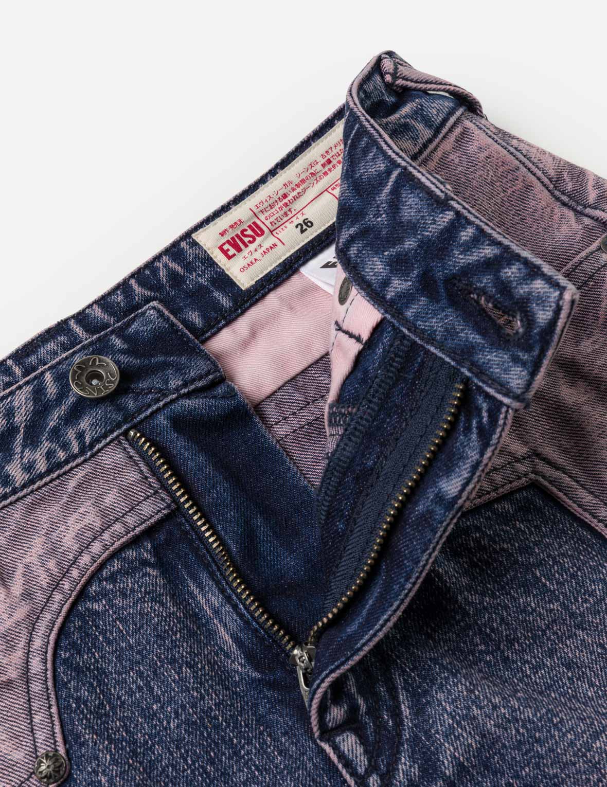 Reverse-Panel Denim Shorts - Image 9