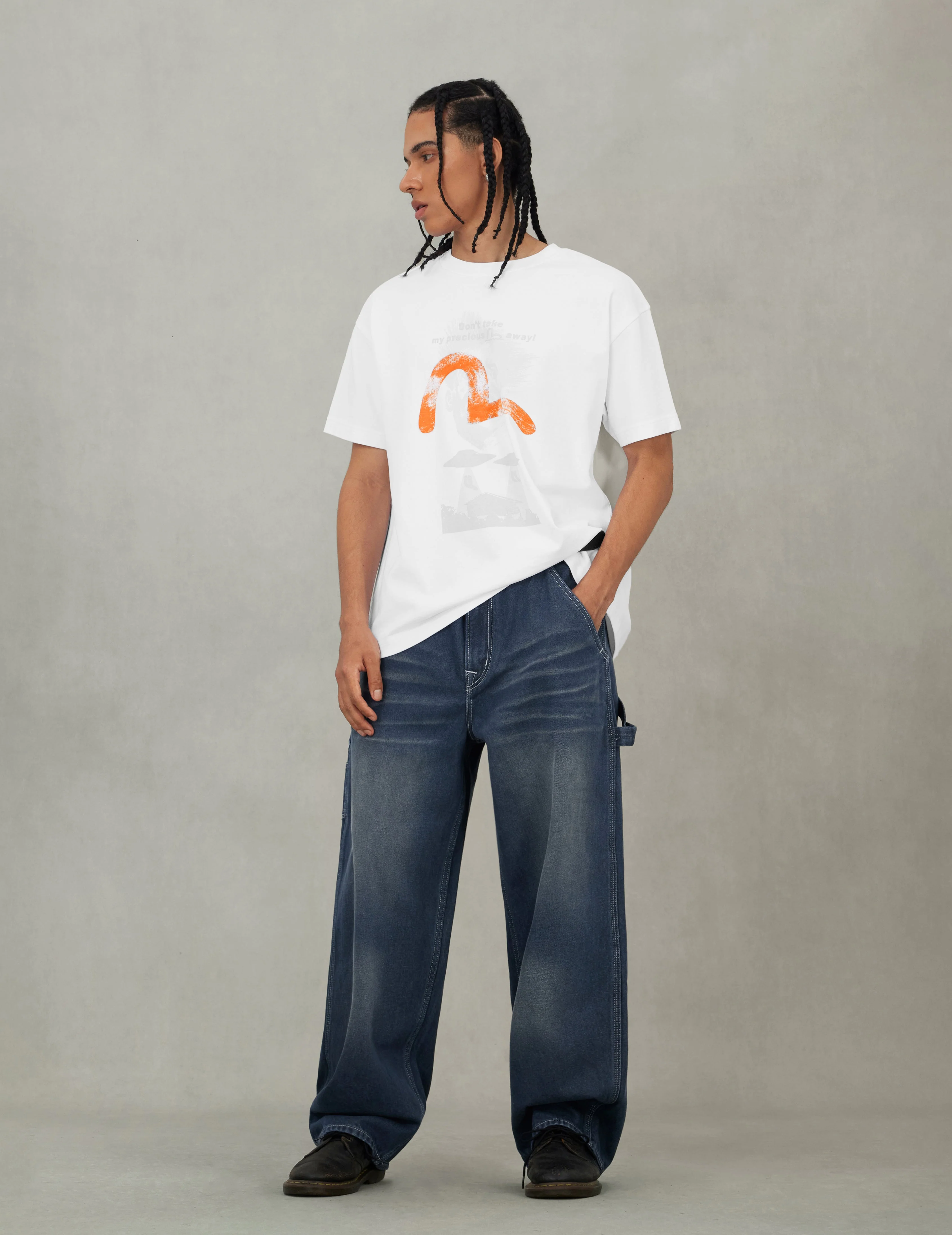 UFO Abduction Print Relax Fit T-shirt - Image 10