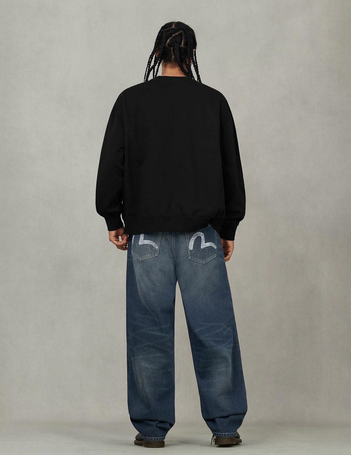 UFO Print and Seagull Appliqué Relax Fit Hoodie - Image 11