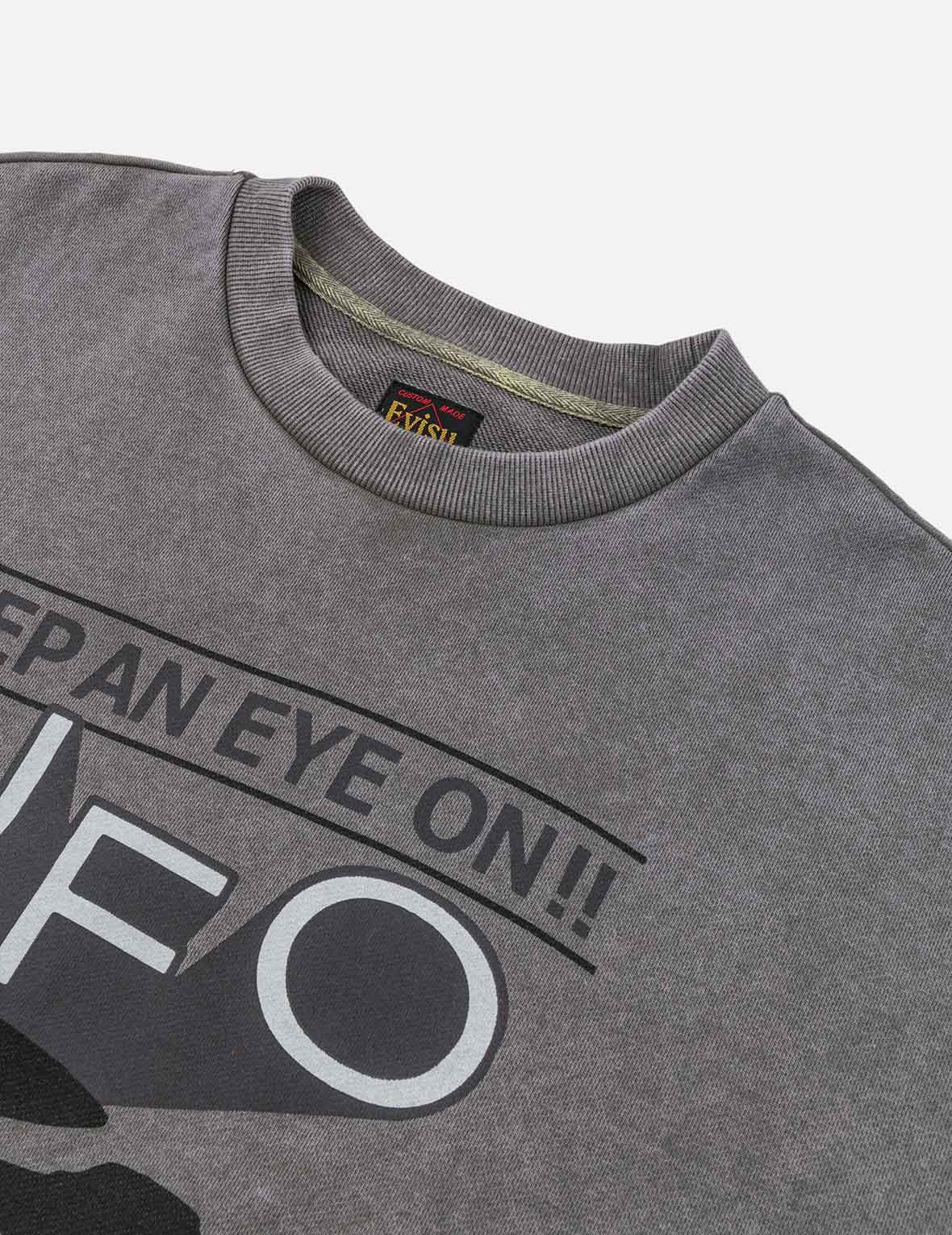 UFO Print and Seagull Appliqué Relax Fit Hoodie - Image 16
